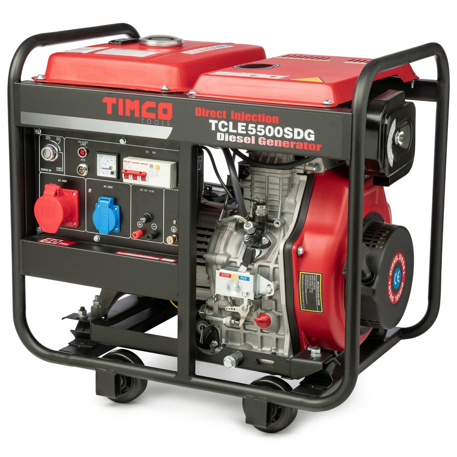 Elverk Timco TCLE5500SDG 400V Diesel Set