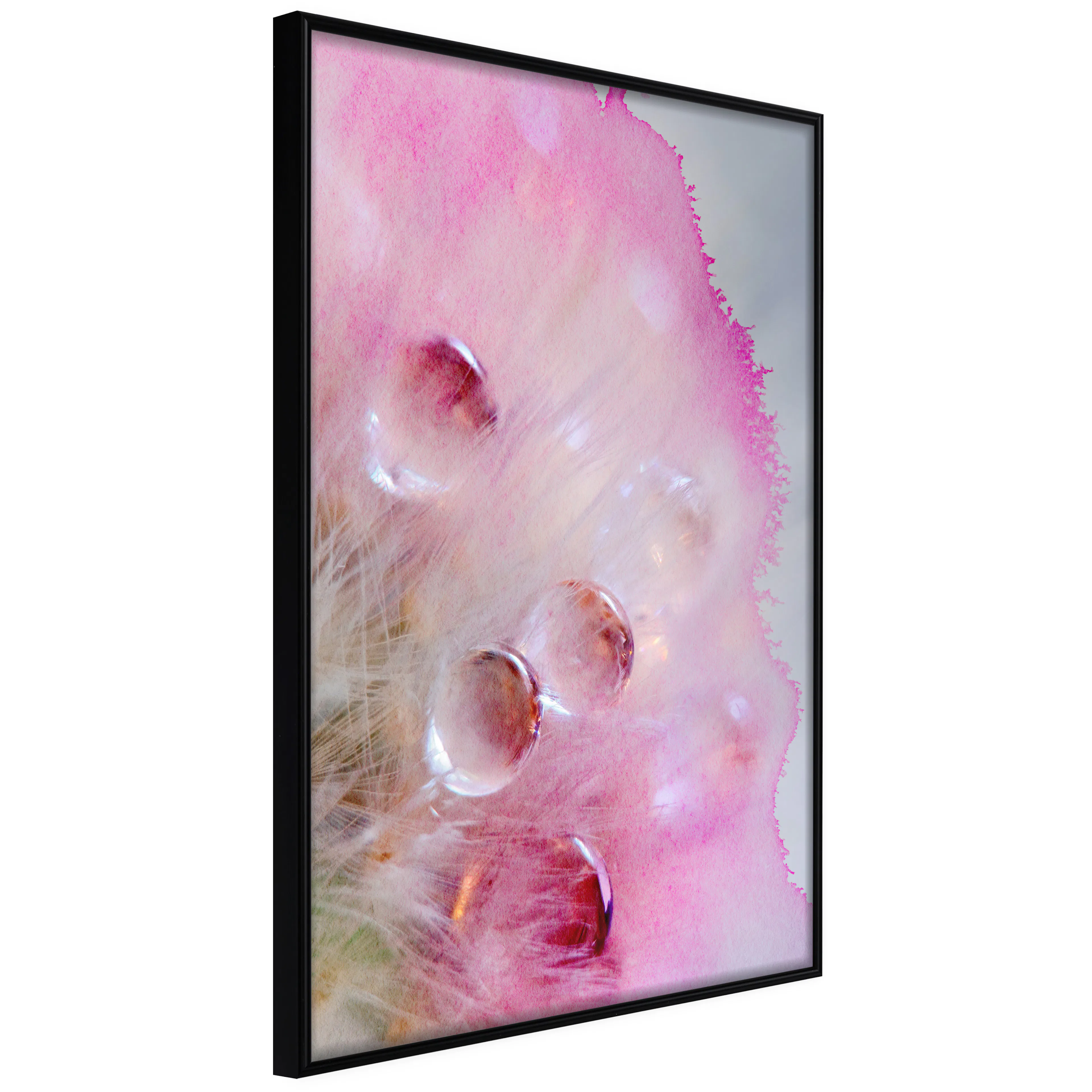 Affisch - Drops [Poster] 20x30 Svart ram, 20x30 cm
