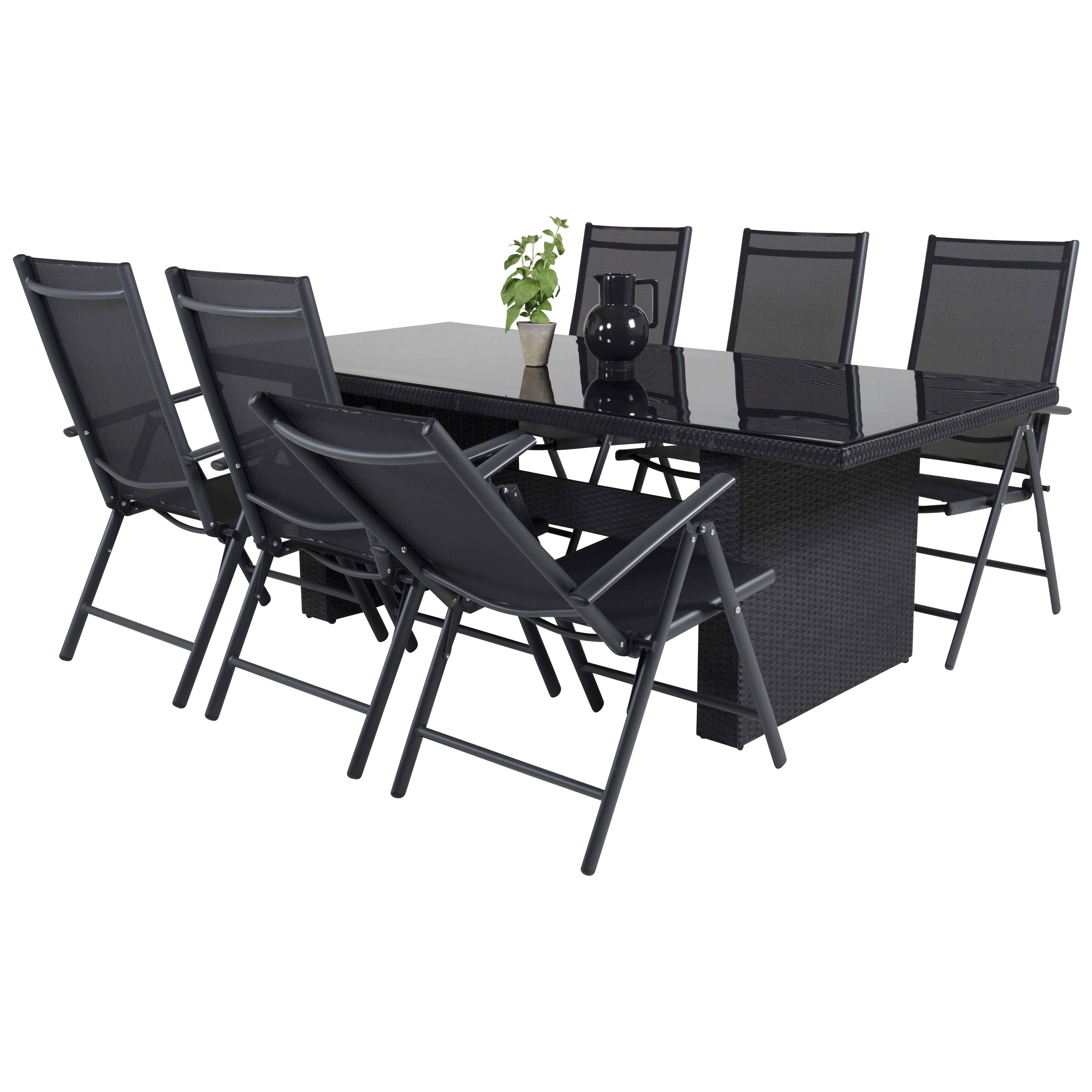 Matgrupp Venture Home Pishi 200 med 6 Bront Stolar