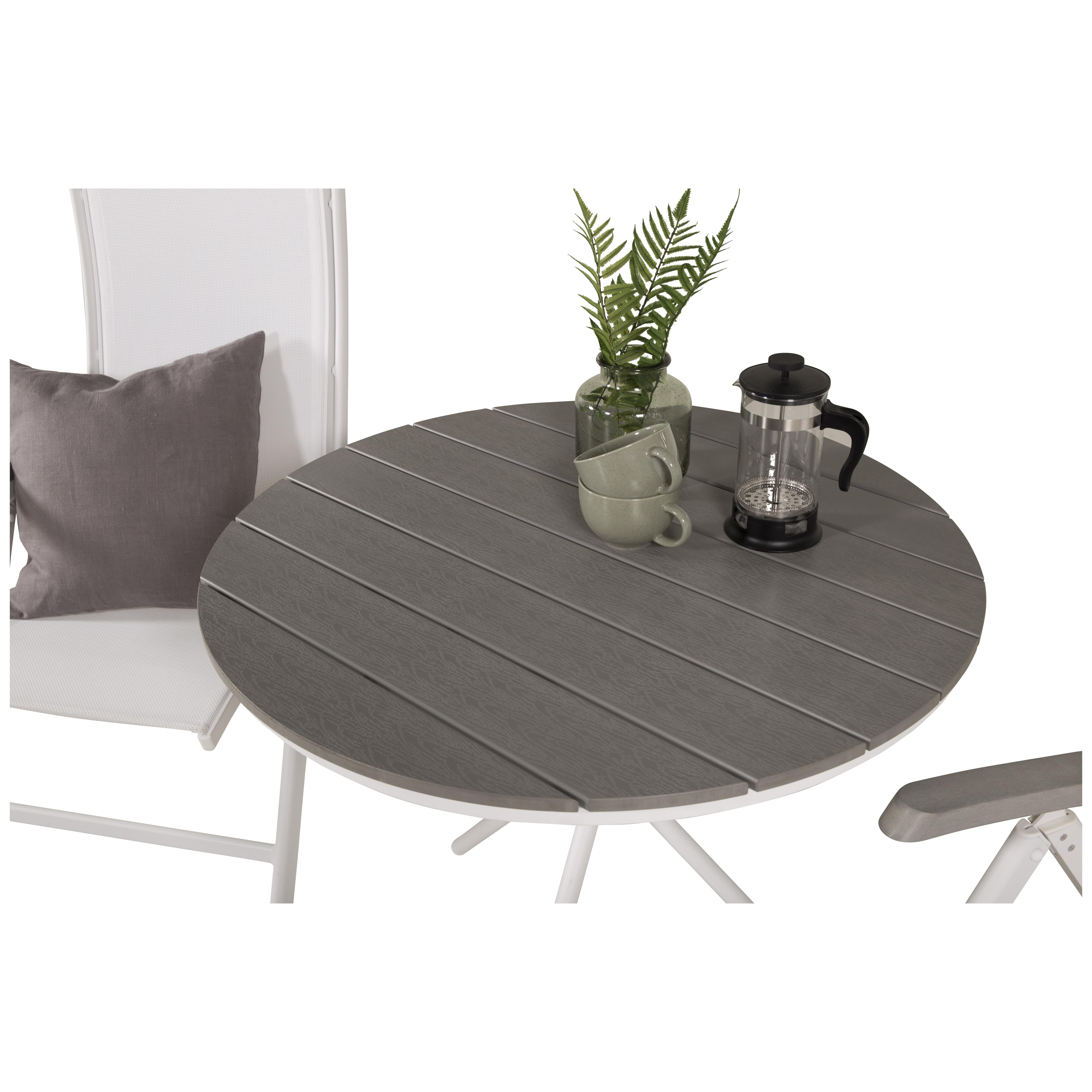 Cafégrupp Venture Home Parma med 2 Albany Stolar