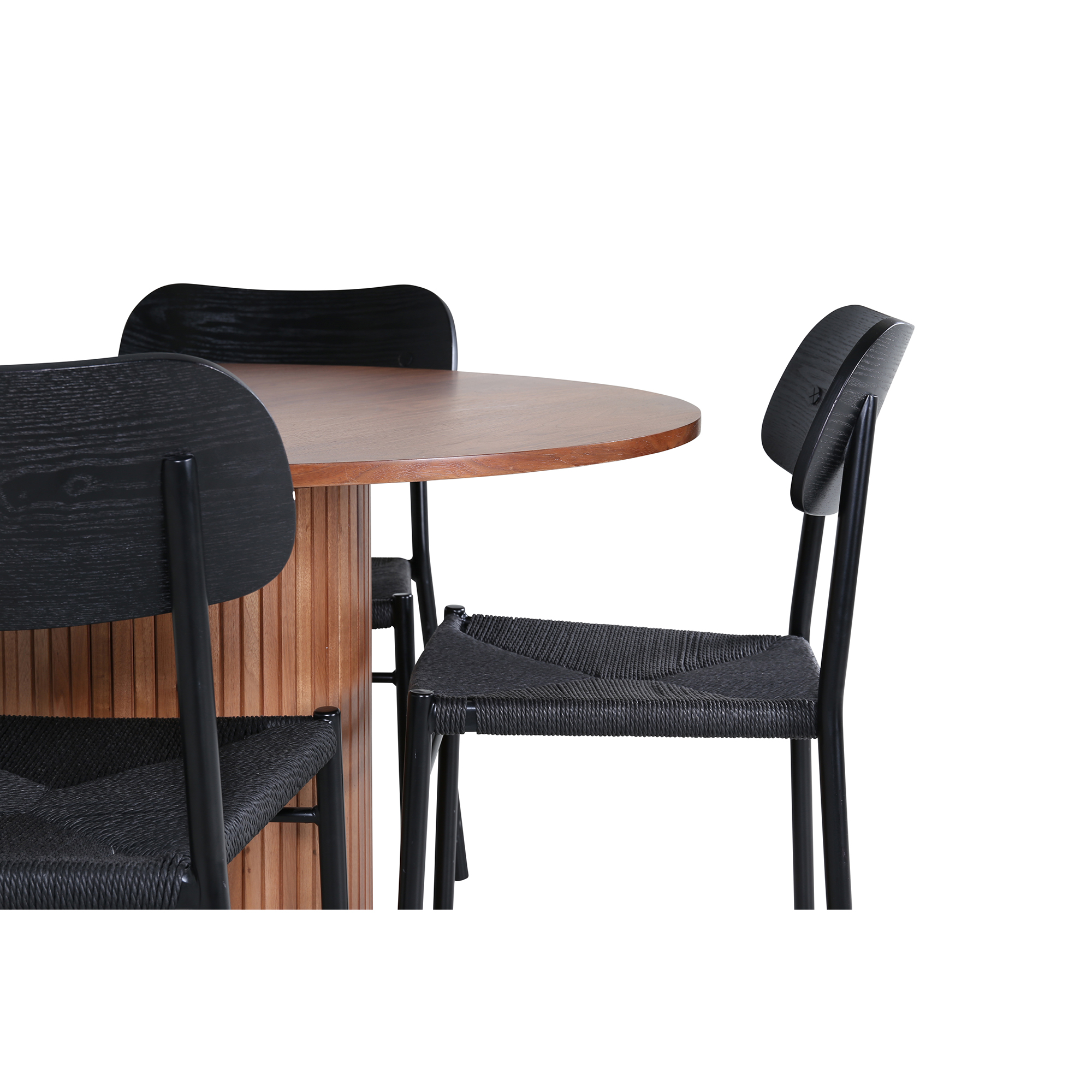 Matgrupp Venture Home med Bianca Matbord och 4 Peggy Matstolar