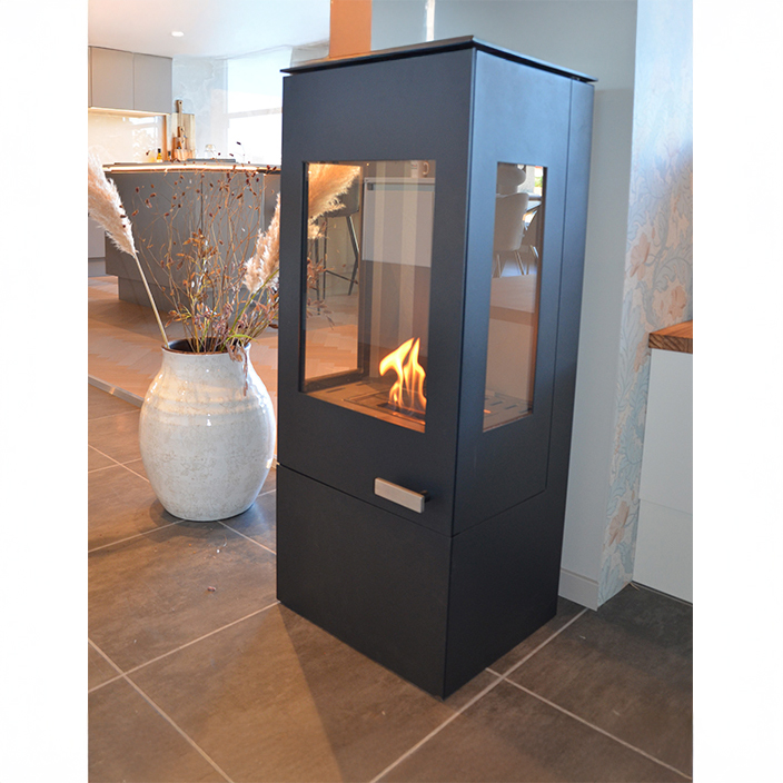 Etanolkamin Spismiljö Apartment Allerum Svart för Värme & Ventilation