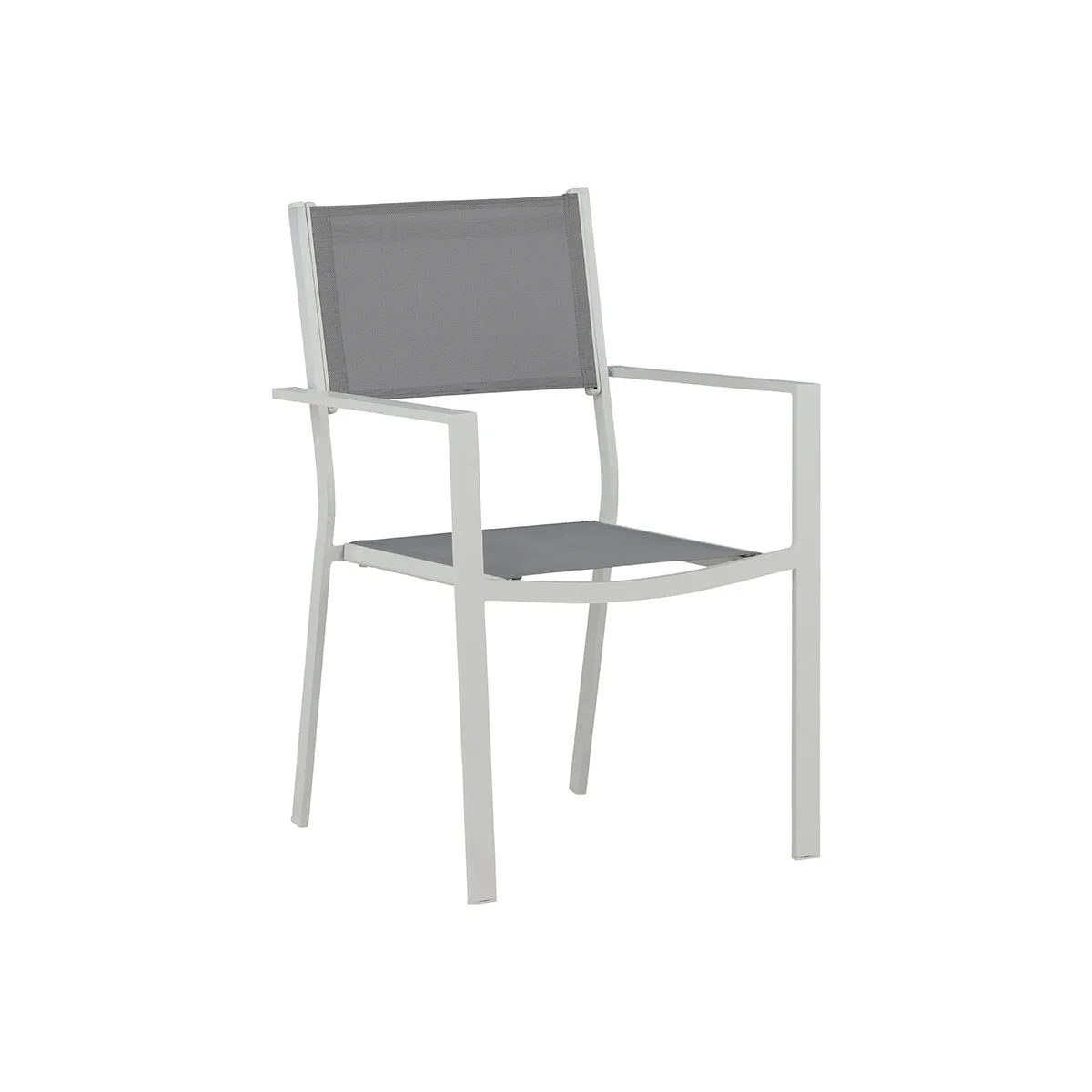 Copacabana Stacking Chair - White/Grey Vit/Grå