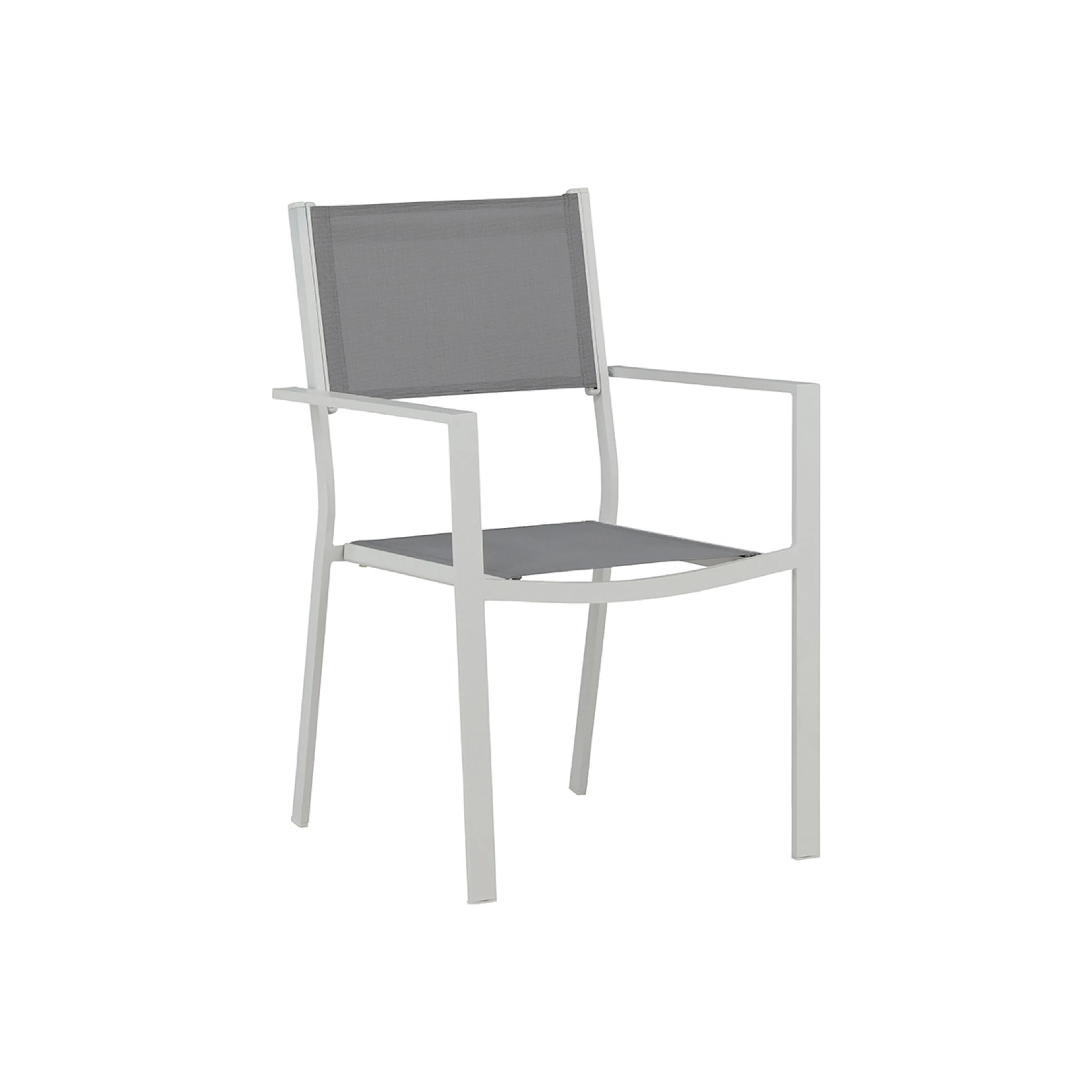 Copacabana Stacking Chair - White/Grey Vit/Grå
