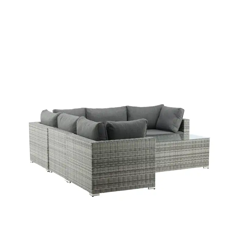 Amazon Modulsoffa 3+2+1 - Grå / grå dyna Grå
