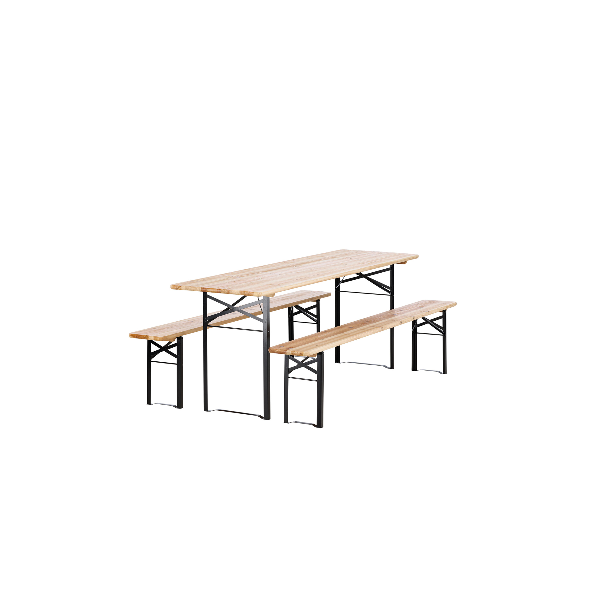 Bänkbord Venture Home Guniess Ihopfällbart Picknickbord med 6 Sittplatser