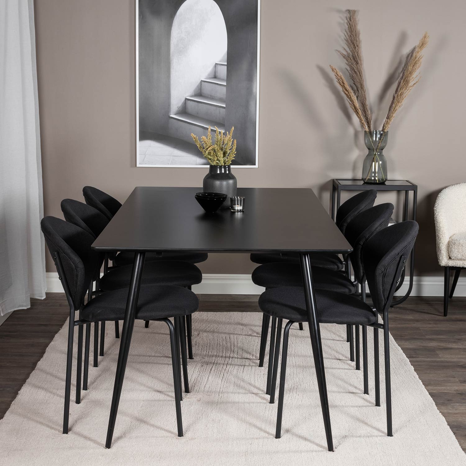 Matgrupp Venture Home Silvia med 6 Valor Stolar