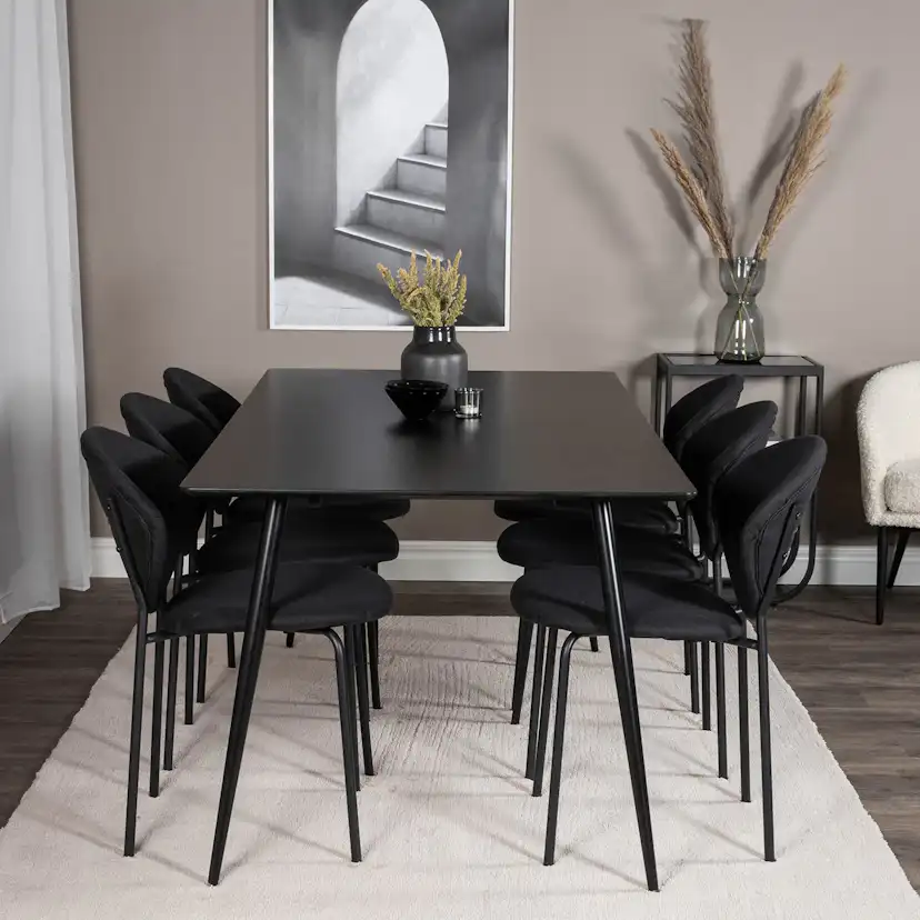 Matgrupp Venture Home Silvia med 6 Valor Stolar
