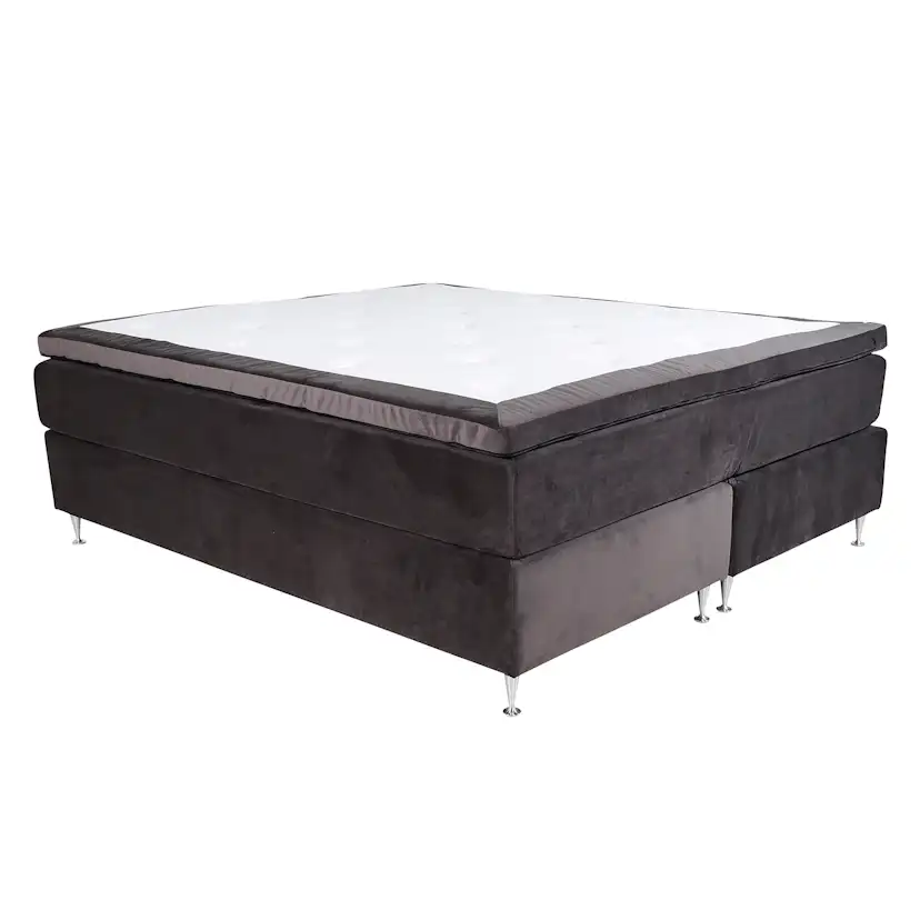 Furudal 160 cm Medium & Fast Mörkgrå Sammet Mörkgrå, 160 cm