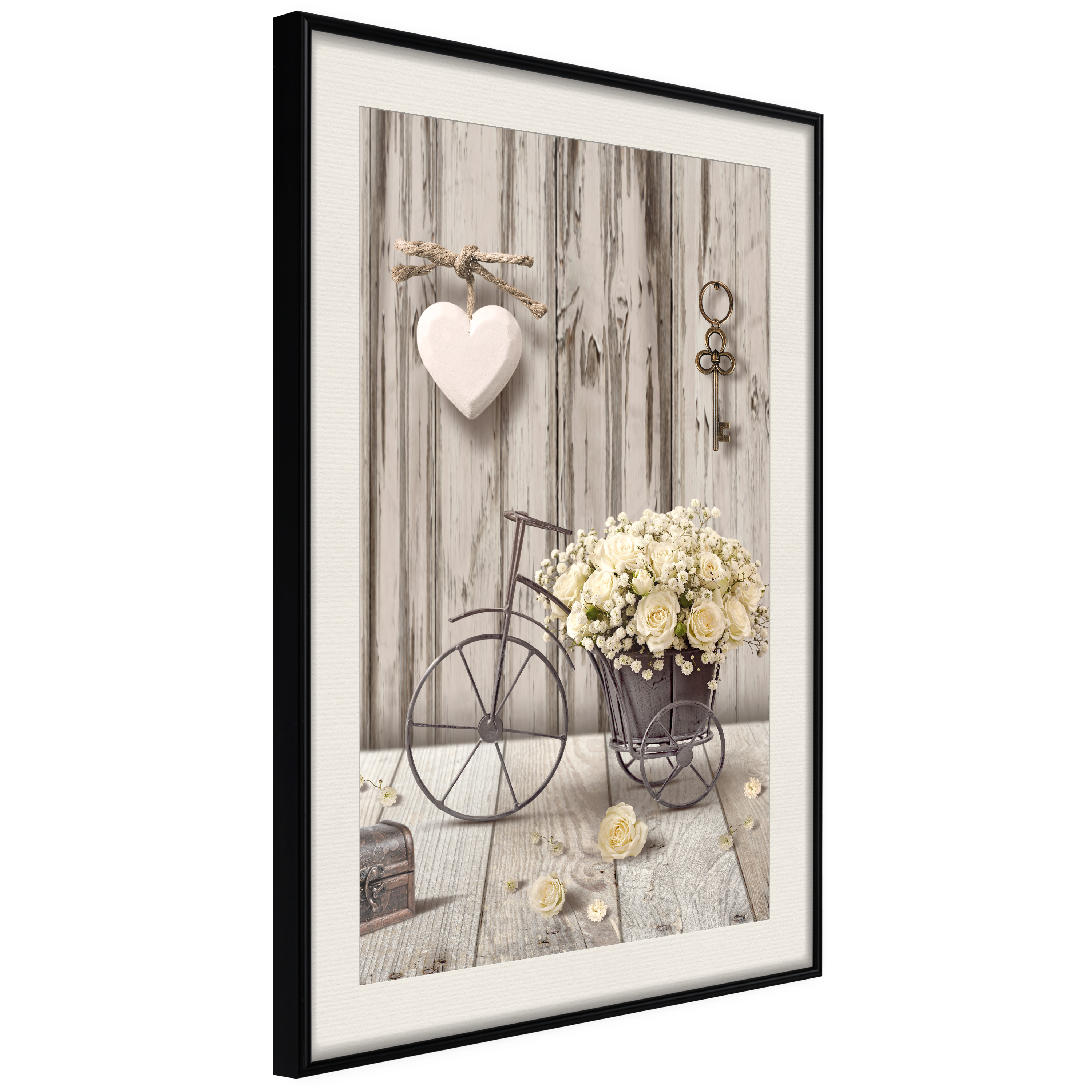 Affisch - Secret Bouquet [Poster] 20x30 Svart ram med passepartout, 20x30 cm