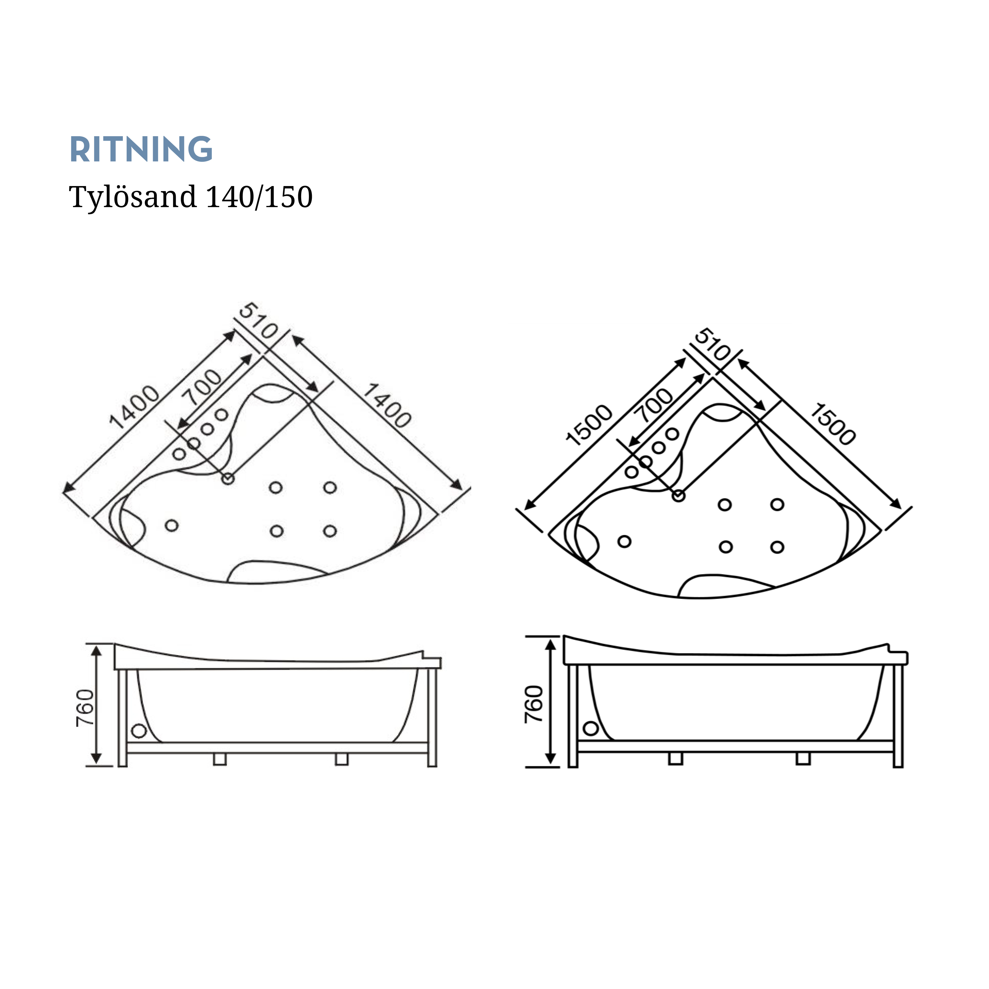 Tylösand 140 1420 mm