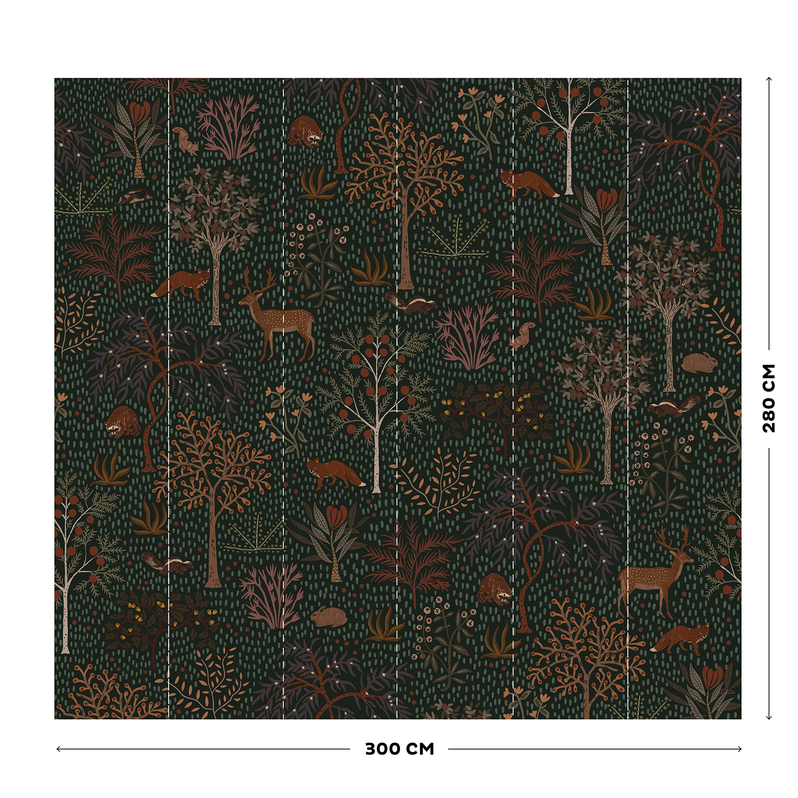 Fototapet Art For The Home Skog 280x300cm
