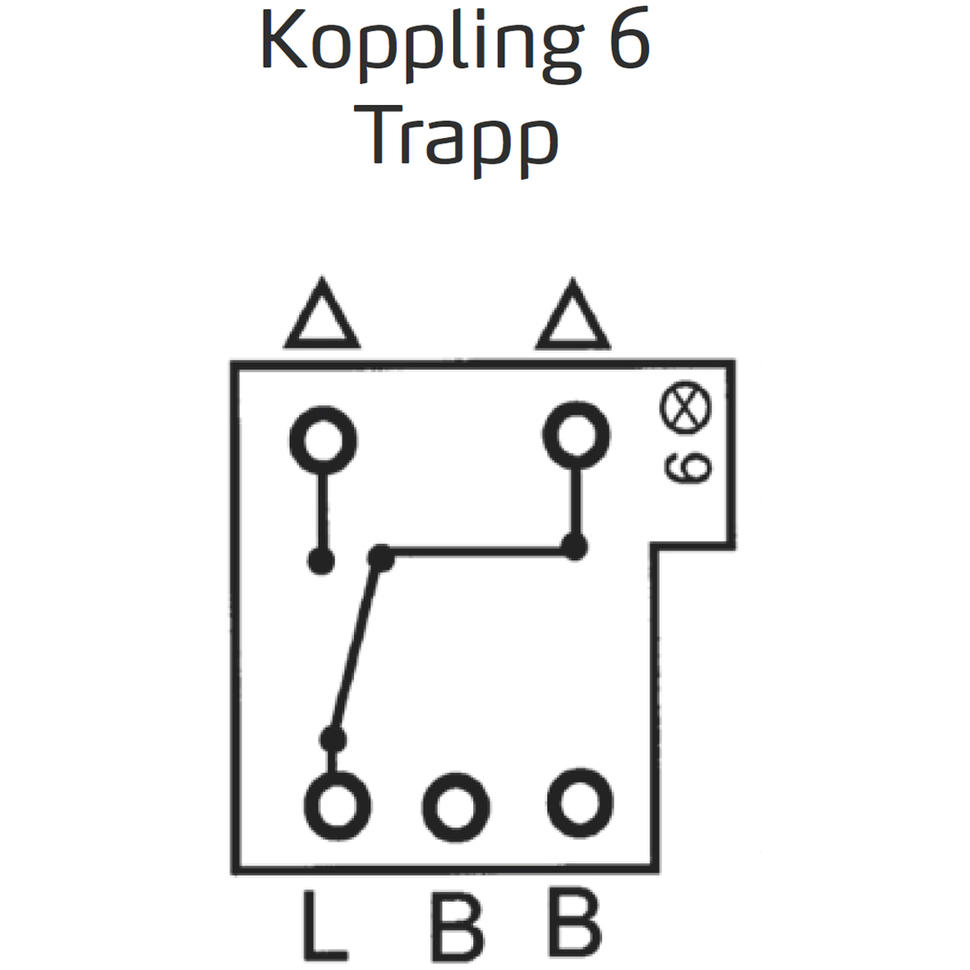 Strömst TRAPP/1-Pol RS utv RV Renvit