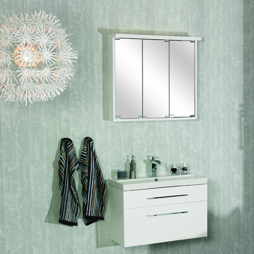 Möbelpaket Noro Fix Trend 750 Spegelskåp Alva 750 Vit Matt