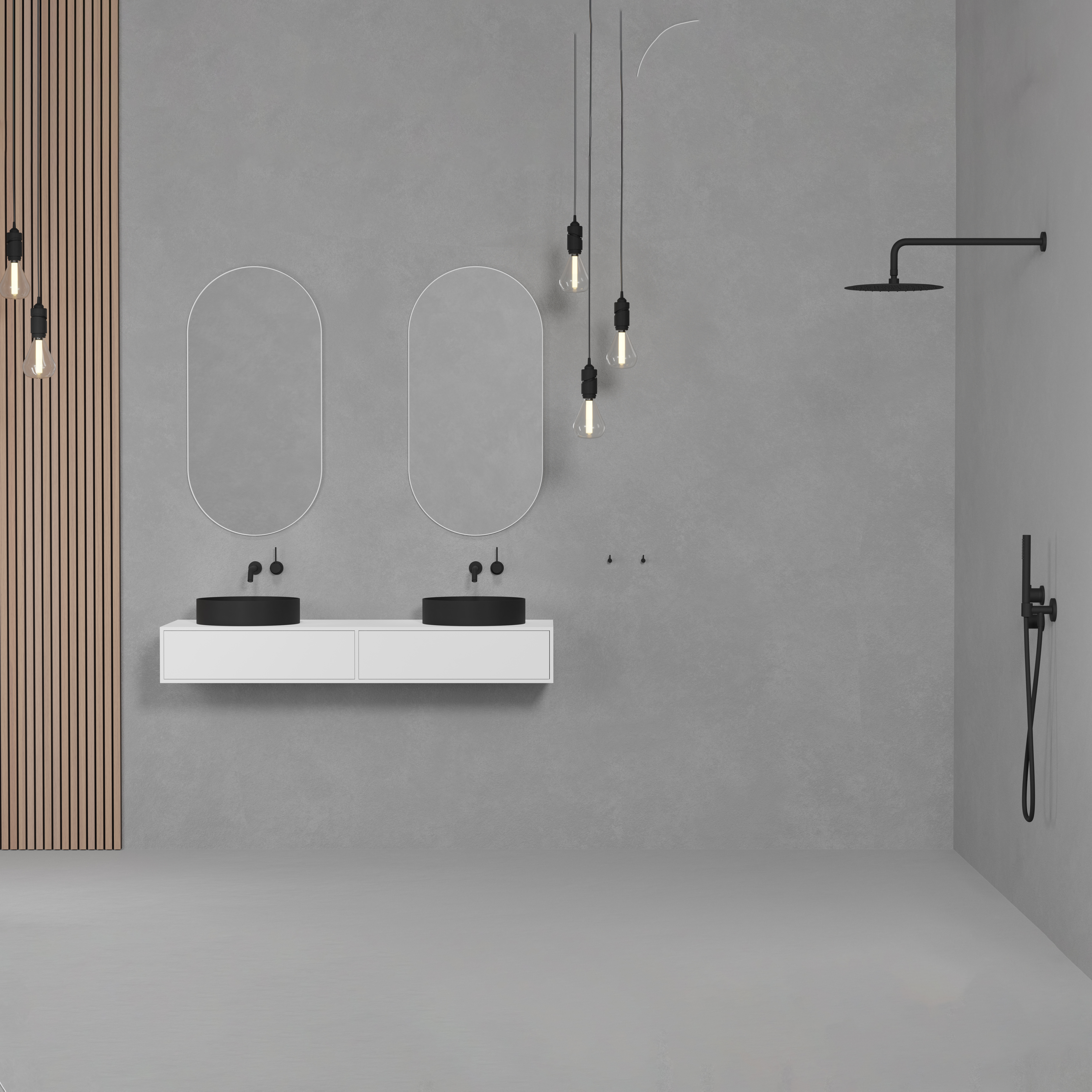 Tvättställsblandare Scandtap Steel Harmonized 1 Coal Coal/Mattsvart