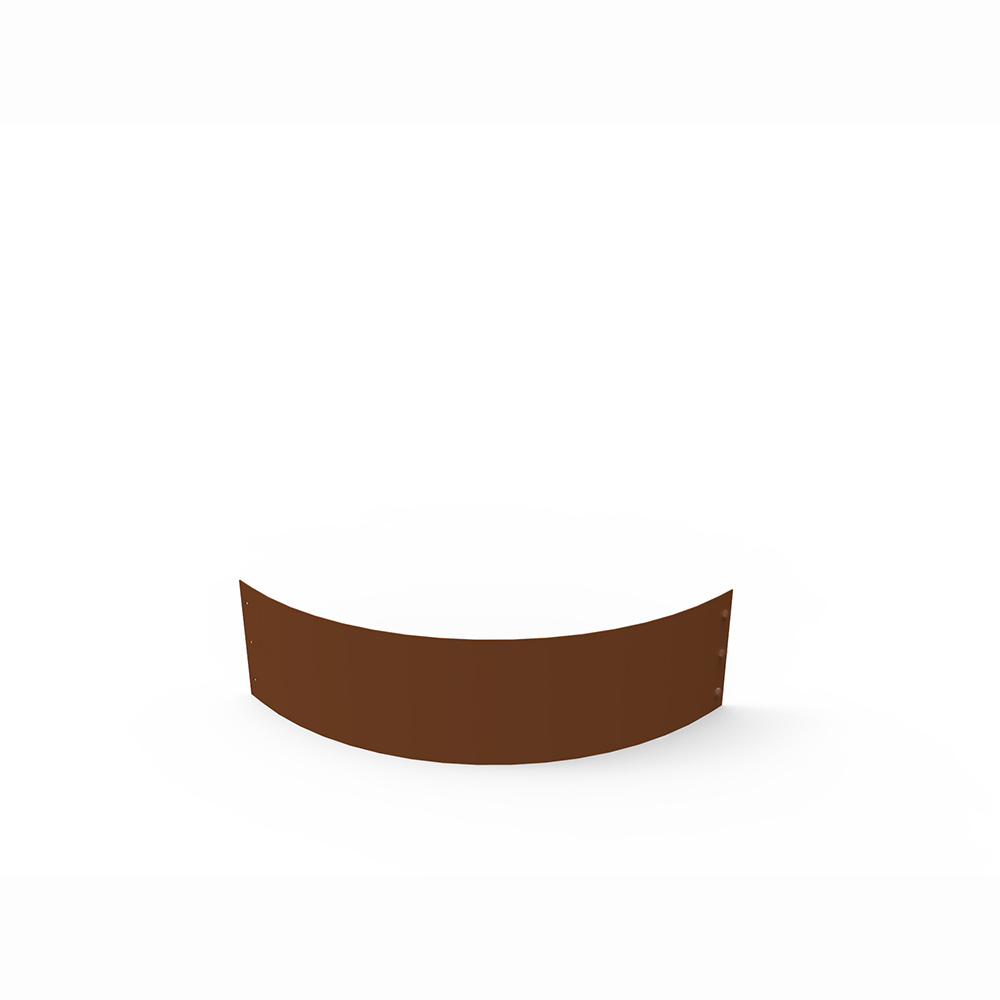 Planteringskant Flexigarden Corten 180 mm Kvartsbåge