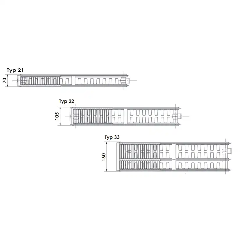 WRS 11-303 Typ 11, LxHxD:300x300x100 mm