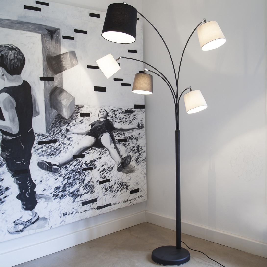 Golvlampa By Rydéns Foggy 5L H200 cm