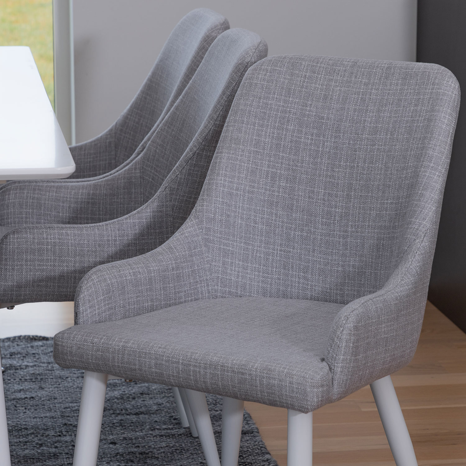 Matgrupp Venture Home Polar med 6 Plaza stolar