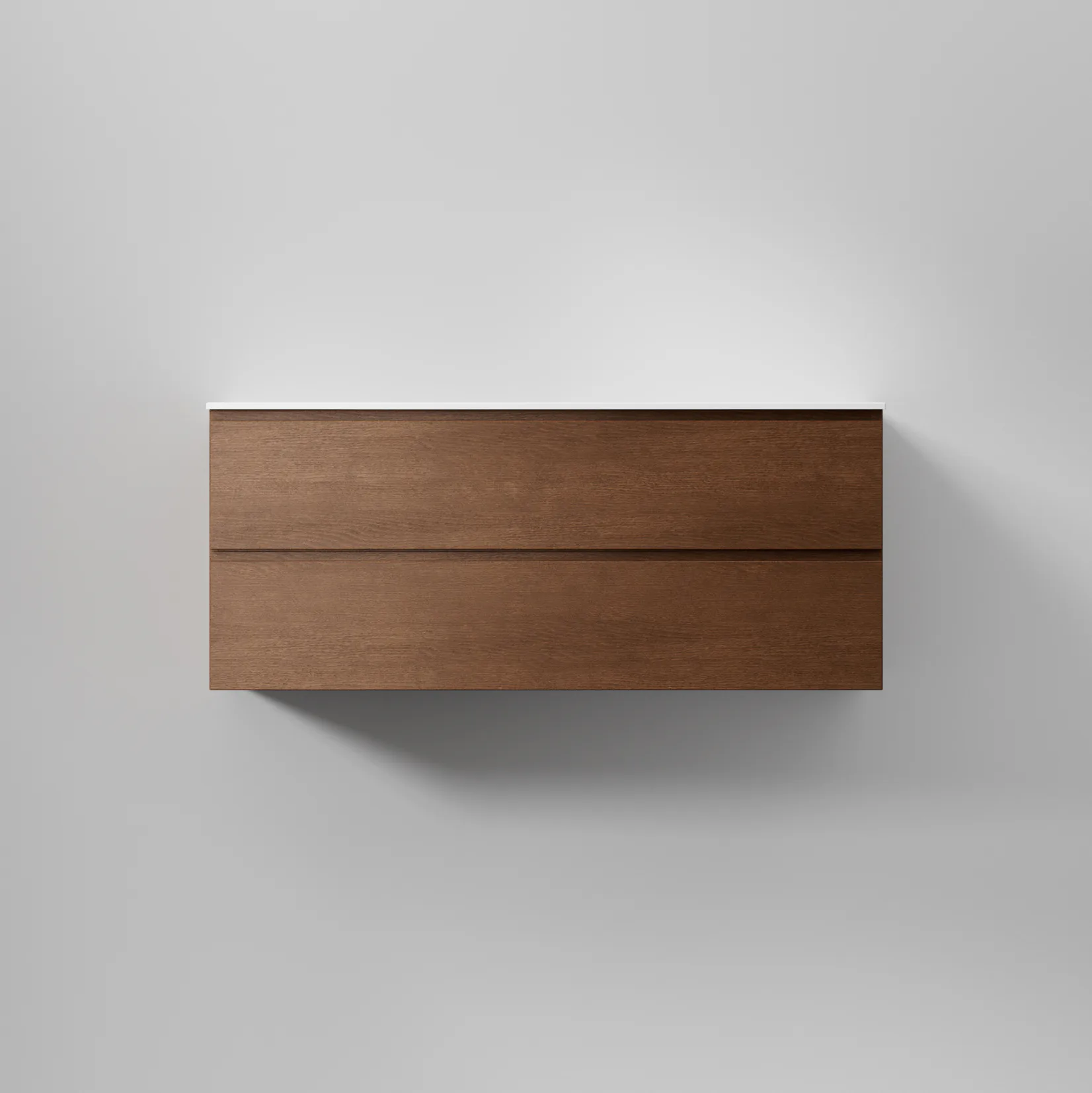 Kommod Core Grip 120 Dark Oak, 2 Lådor Dark Oak, 1200x454x500 mm