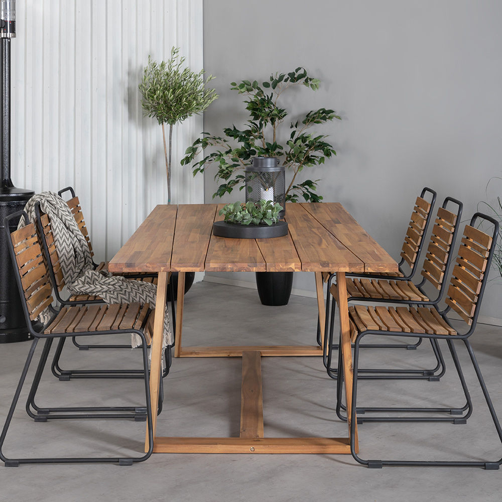 Matgrupp Venture Home Plarra med 6 Billy Matstolar