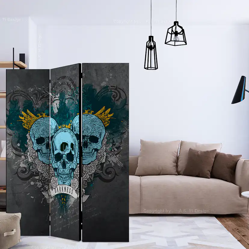 Rumsavdelare Skärmvägg Arkiio Darkness III 135x172 cm