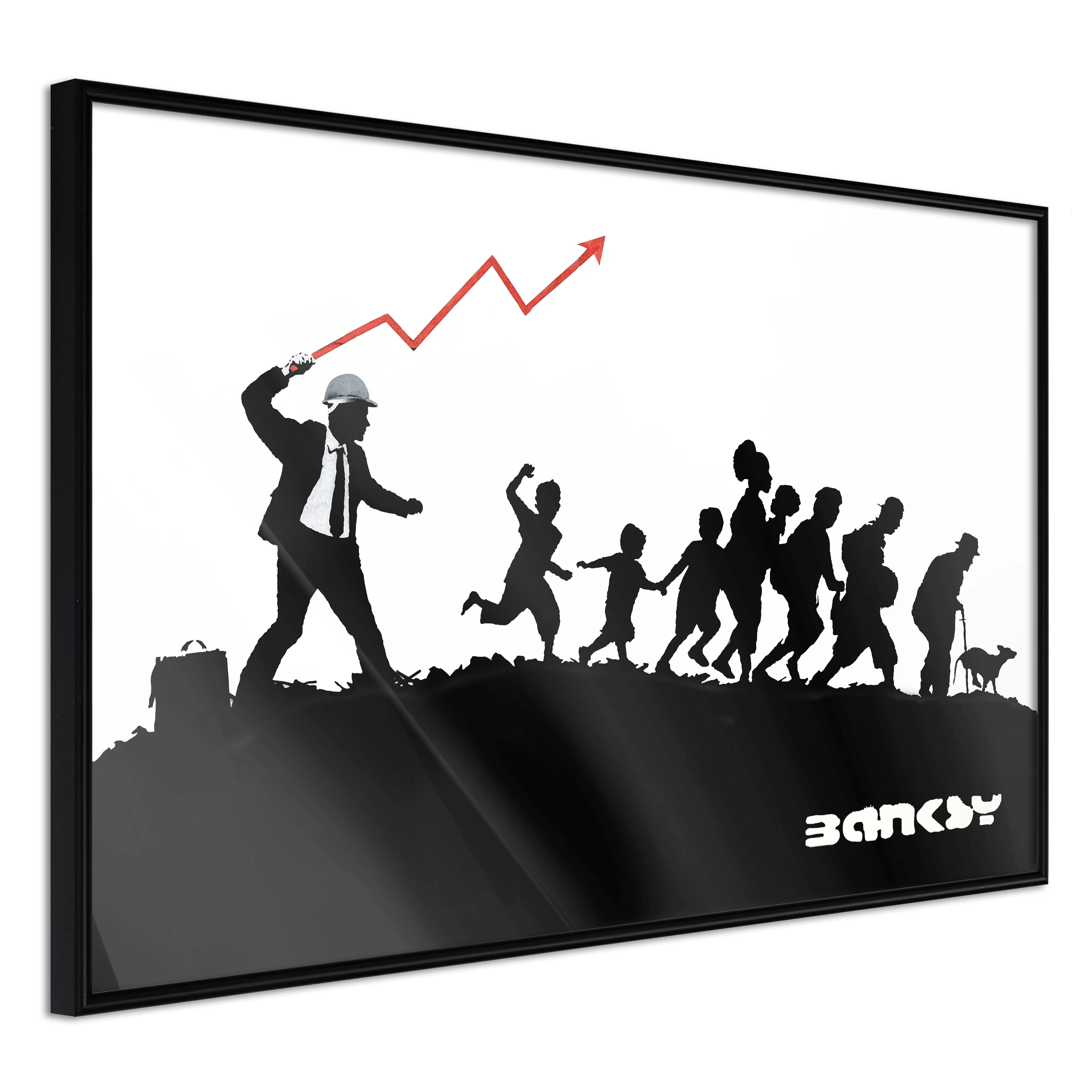 Affisch - Race [Poster] 30x20 Svart ram, 30x20 cm