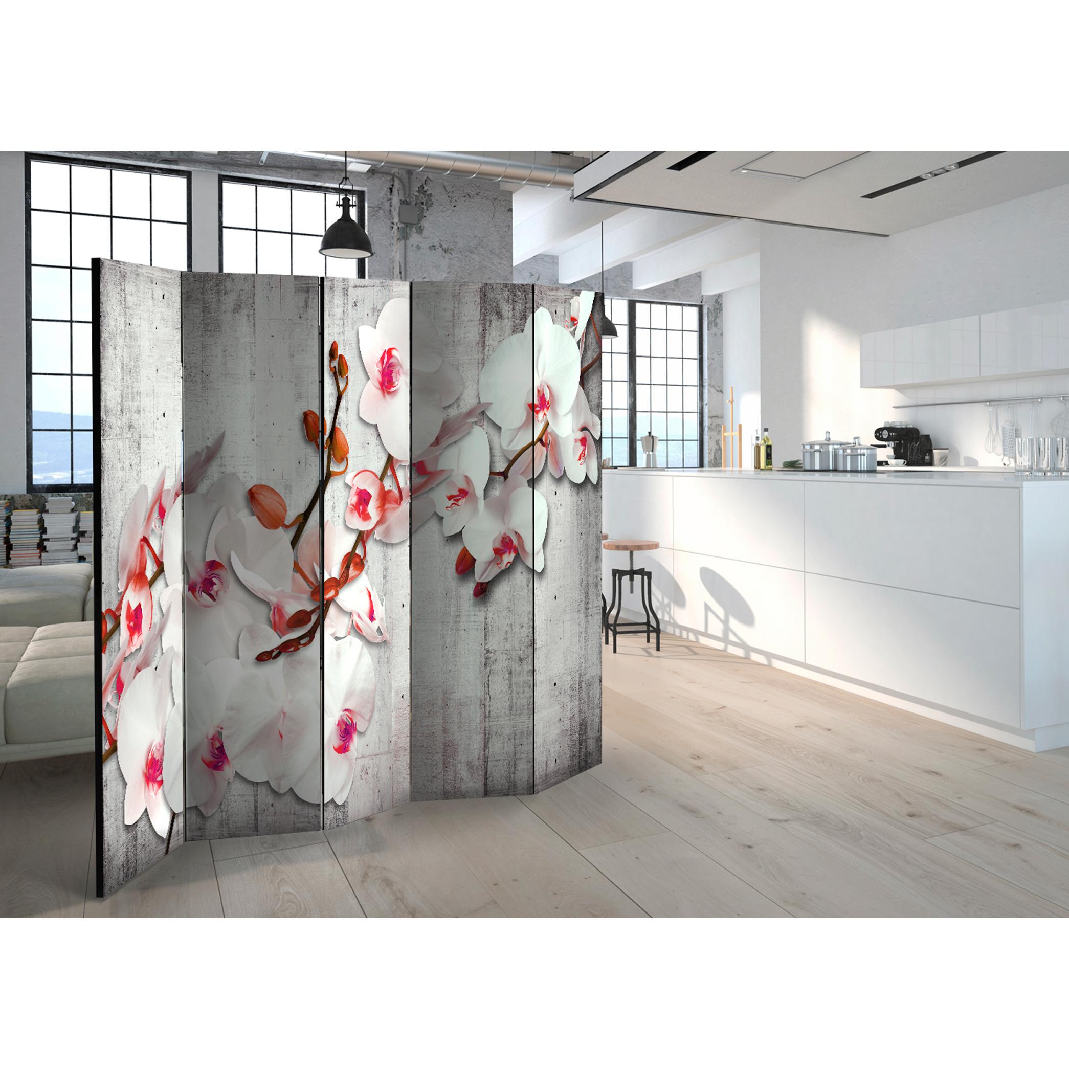 Rumsavdelare Skärmvägg Arkiio Concrete Orchid II 225x172 cm