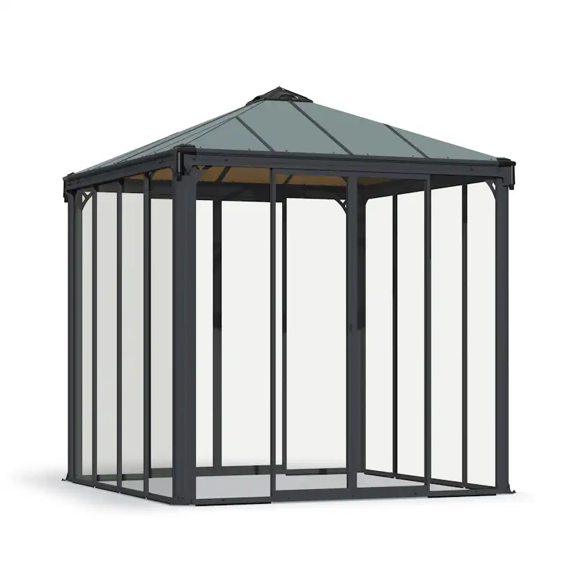 Paviljong Canopia By Palram Austin 2400 Svart