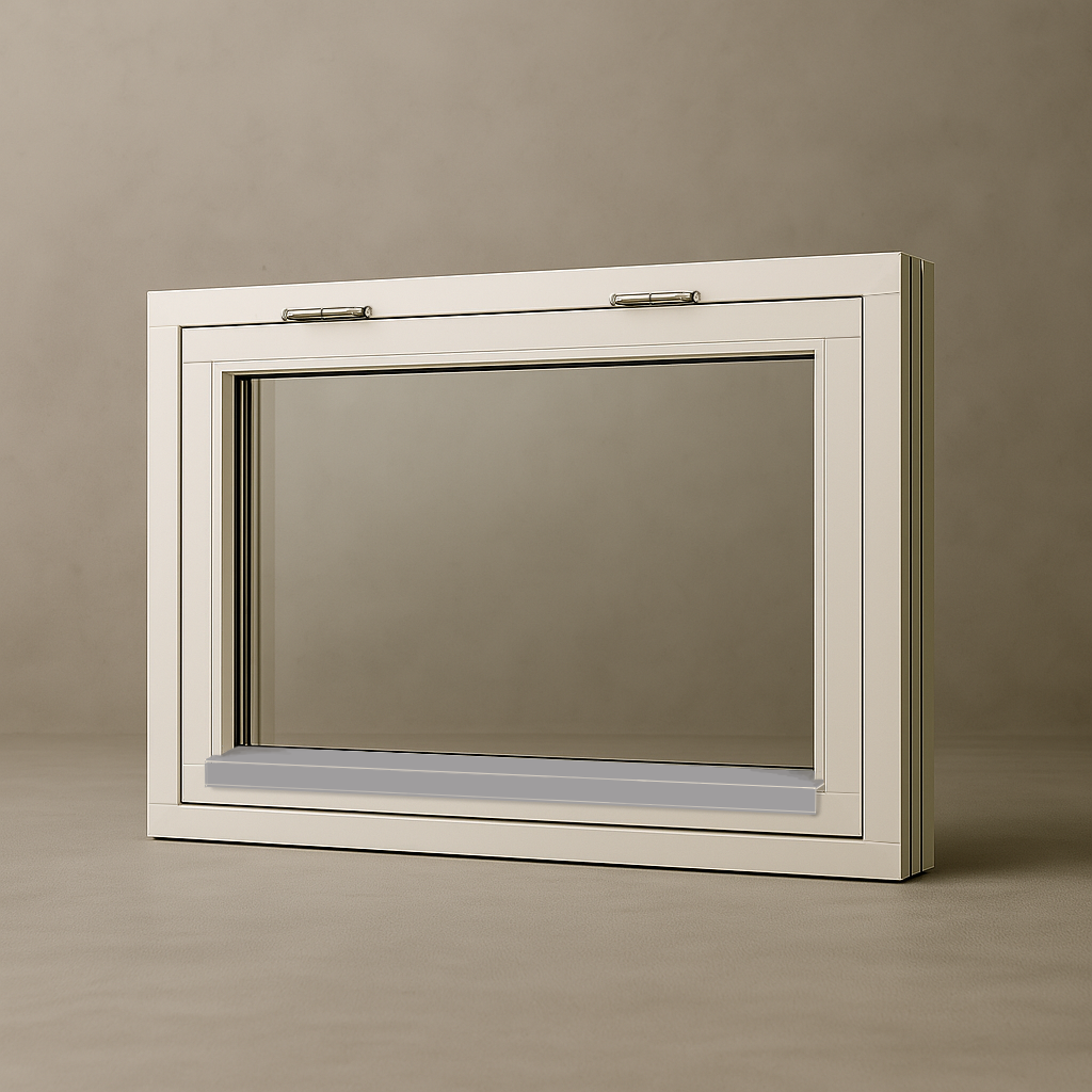 Överkantshängt Sveafönster Effekt Trä 3-glas