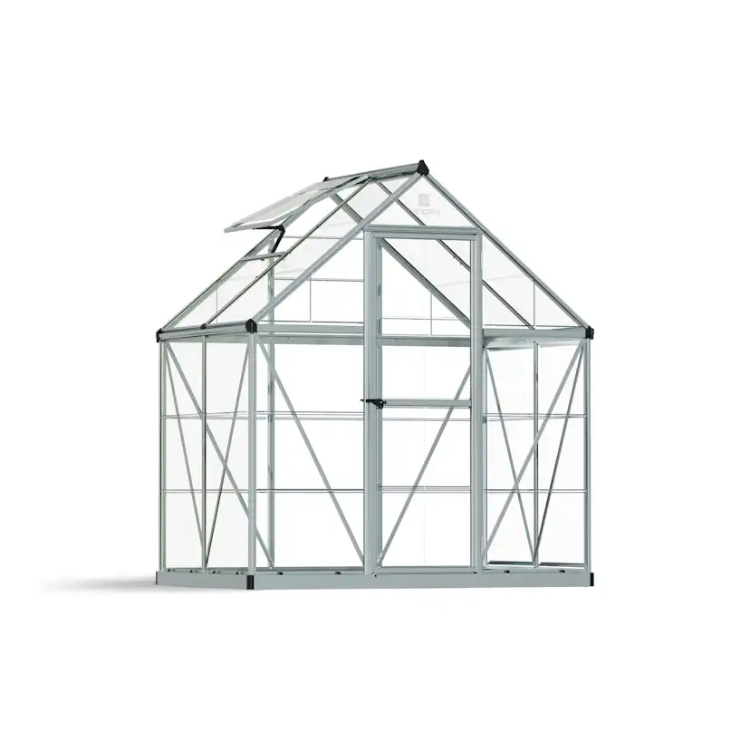 Växthus Canopia by Palram Harmony Aluminiumram med UV-Skyddad Polykarbonat & Ventilationsfönster, 2,3 m²