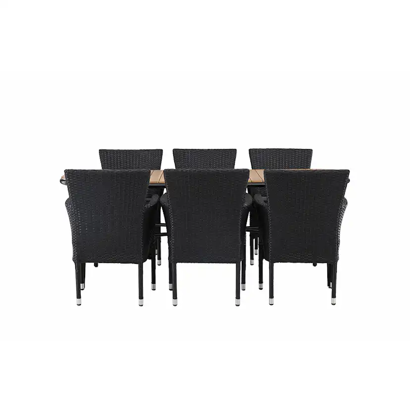 Matgrupp Venture Home Holmbeck Bord med 6 Malina Stolar