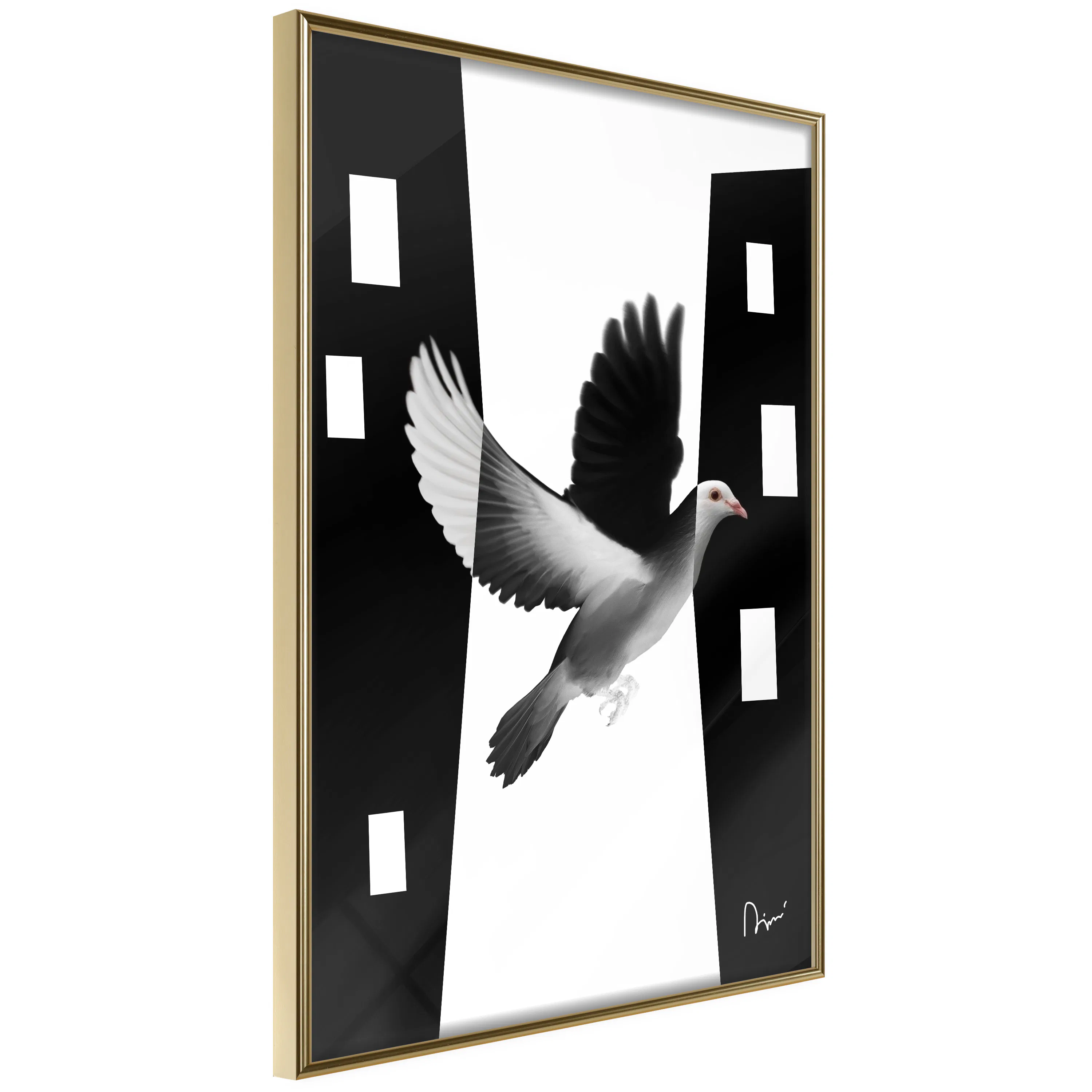 Poster Artgeist Affisch White Dove