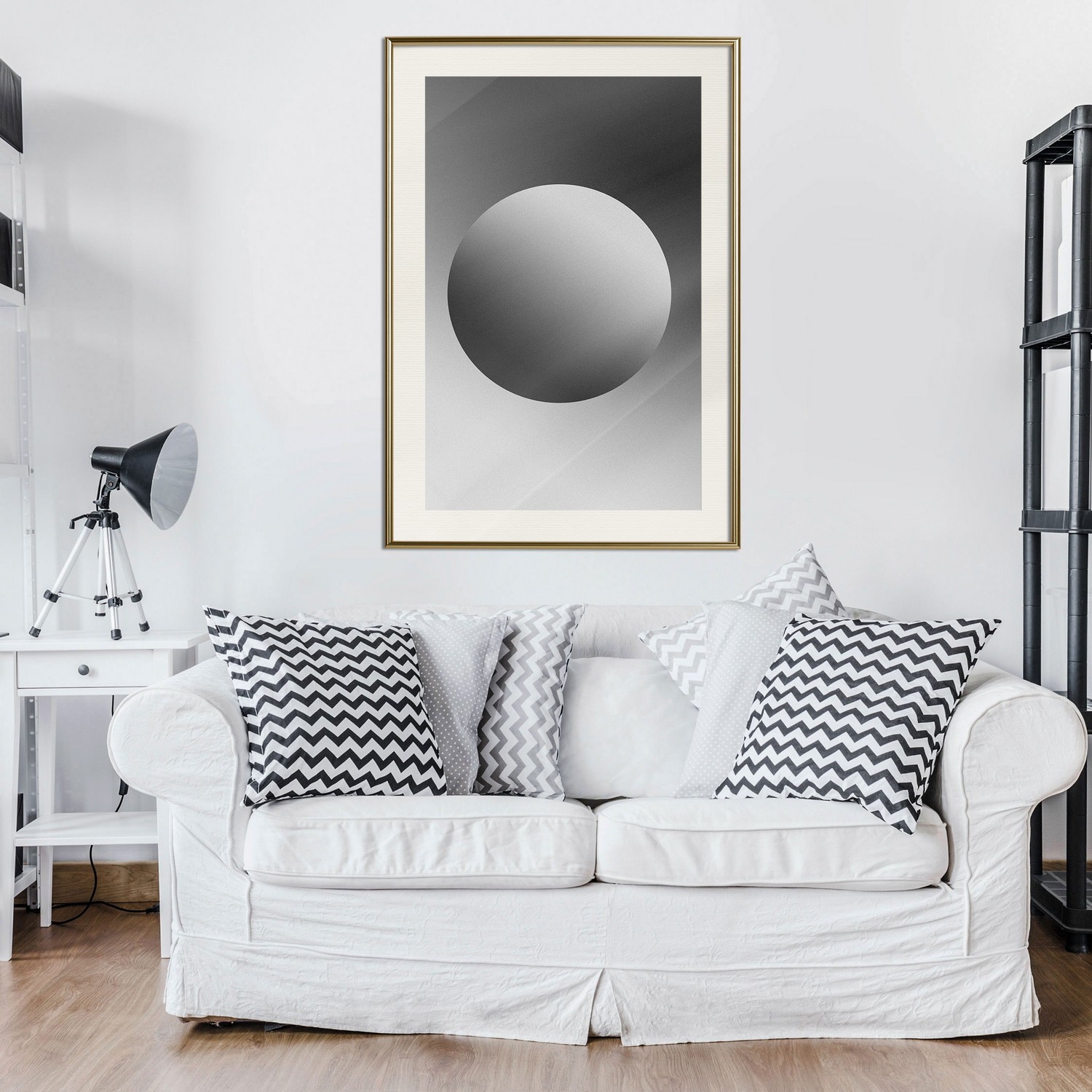 Poster Artgeist Affisch Ball and Gradient