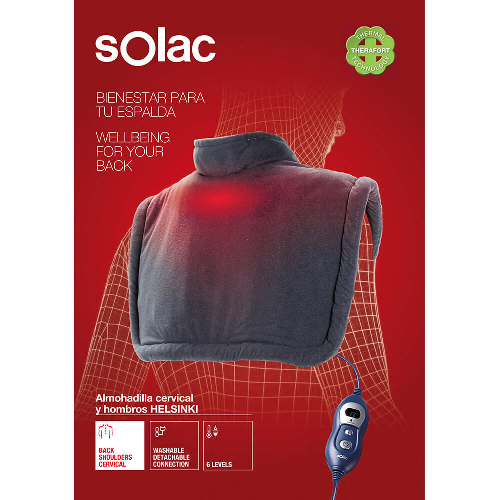 Värmedyna Solac Helsinki Ergonomisk Nacke & Axlar