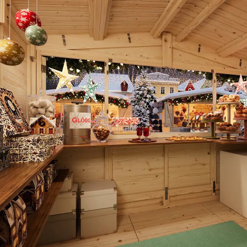 Kiosk Palmako Marian 6,8 m2 Hopfällbar