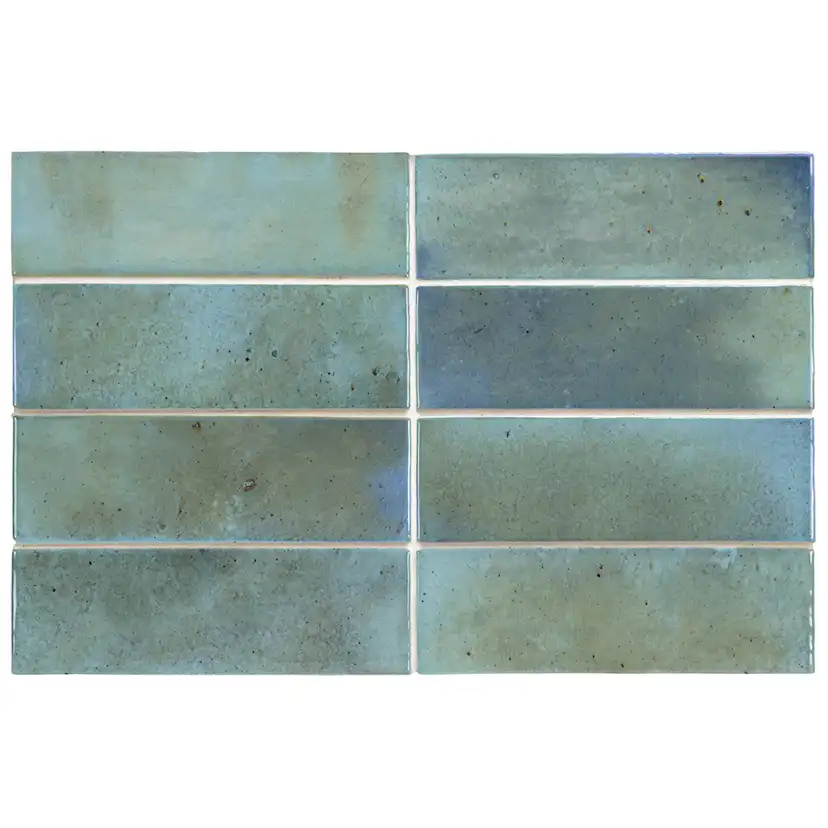Kakel Lhådös Hanoi Sky Blue 6,5x20 cm
