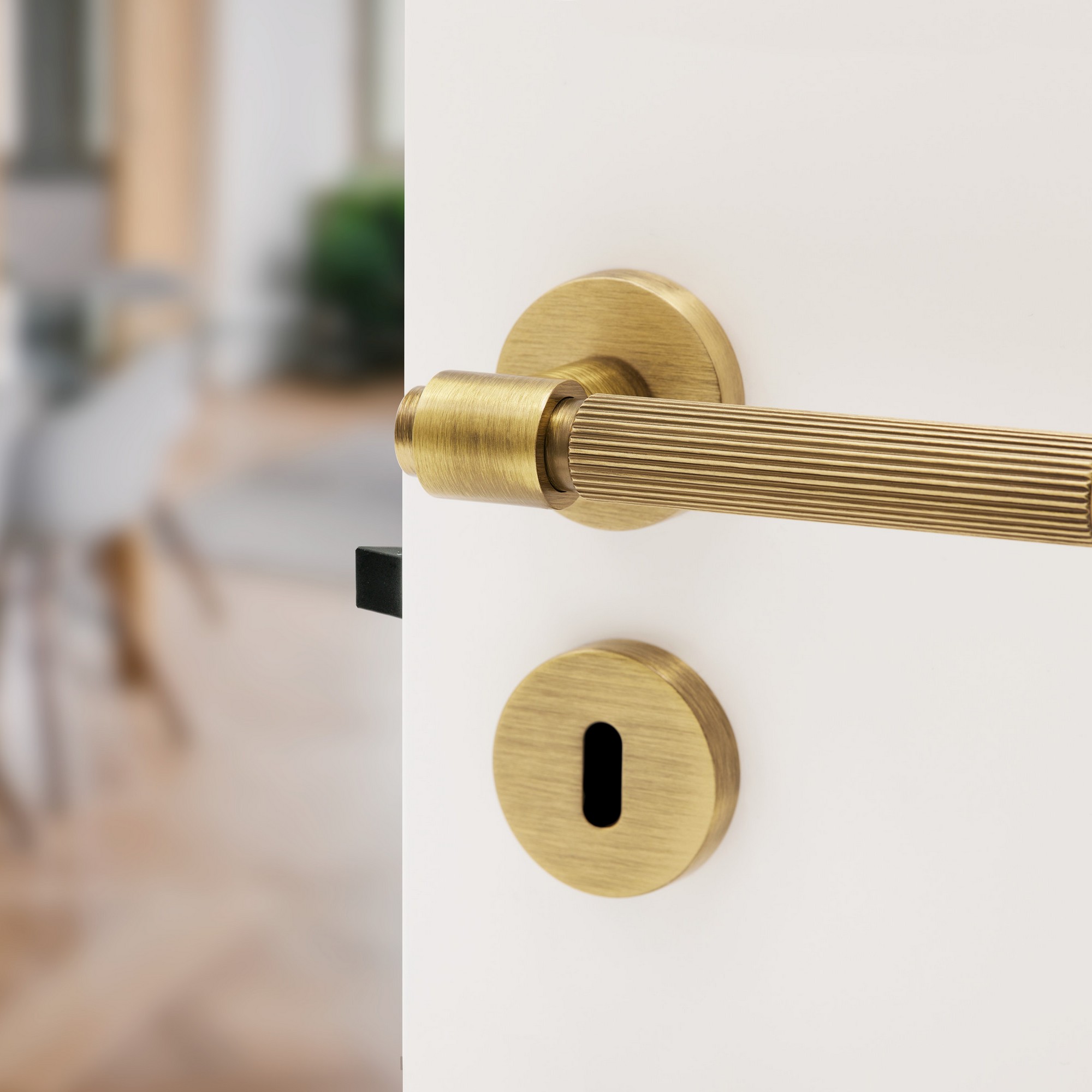 Dörrhandtag Beslag Design Helix 200 Stripe Modul Komplett