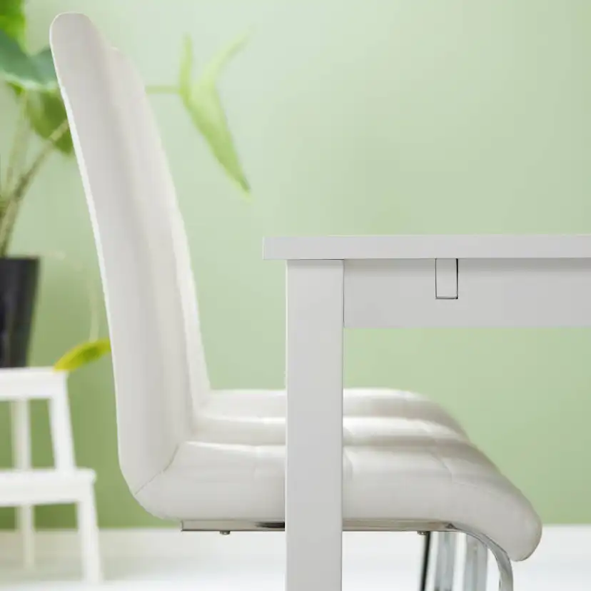 Matgrupp Basic Home Jasmin Rektangulärt Matbord 180-270 cm Förlängningsbart med 6 Cibus Matstol