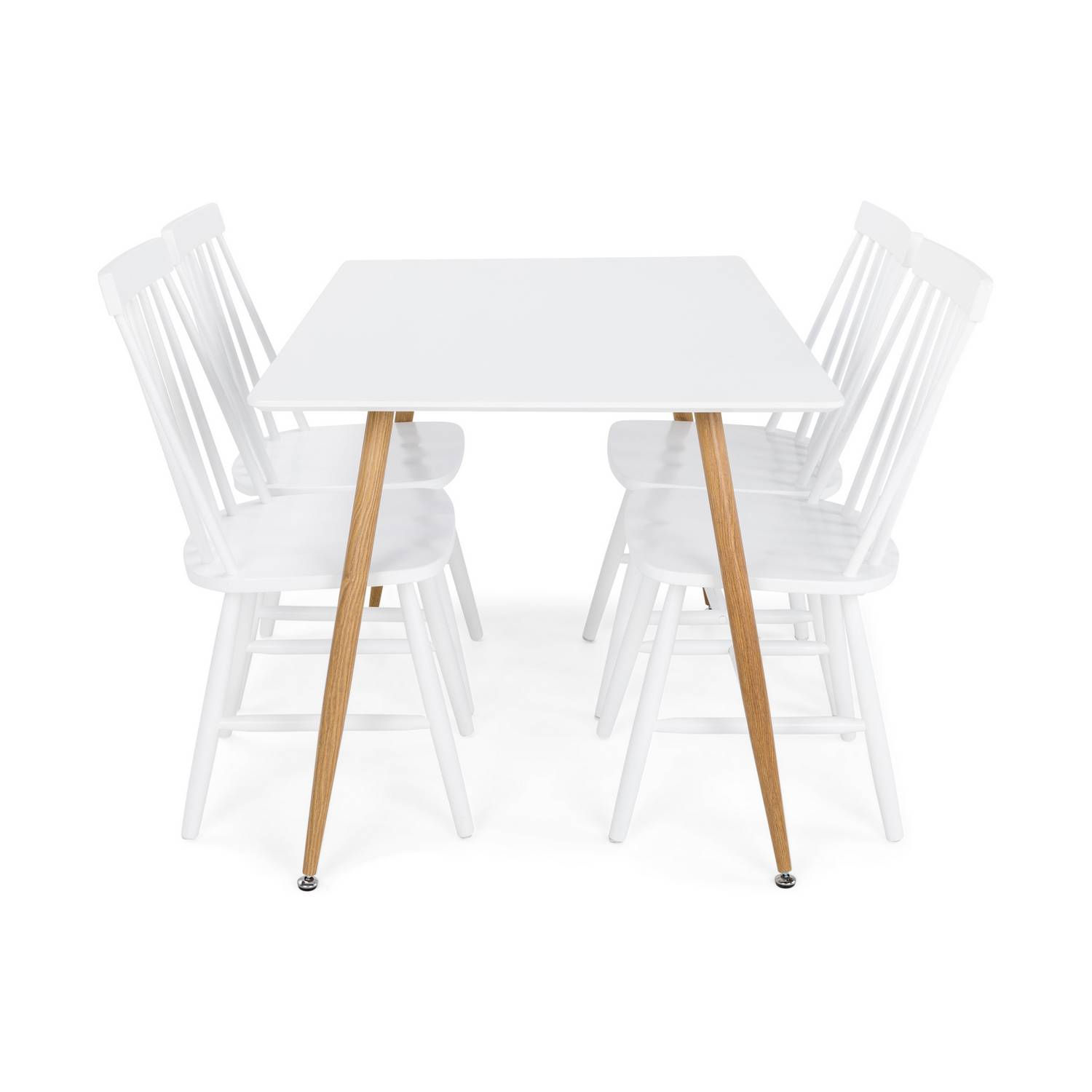 Matgrupp Basic Home Pontus Rektangulärt Matbord 120 cm med 4 Lowa Matstol