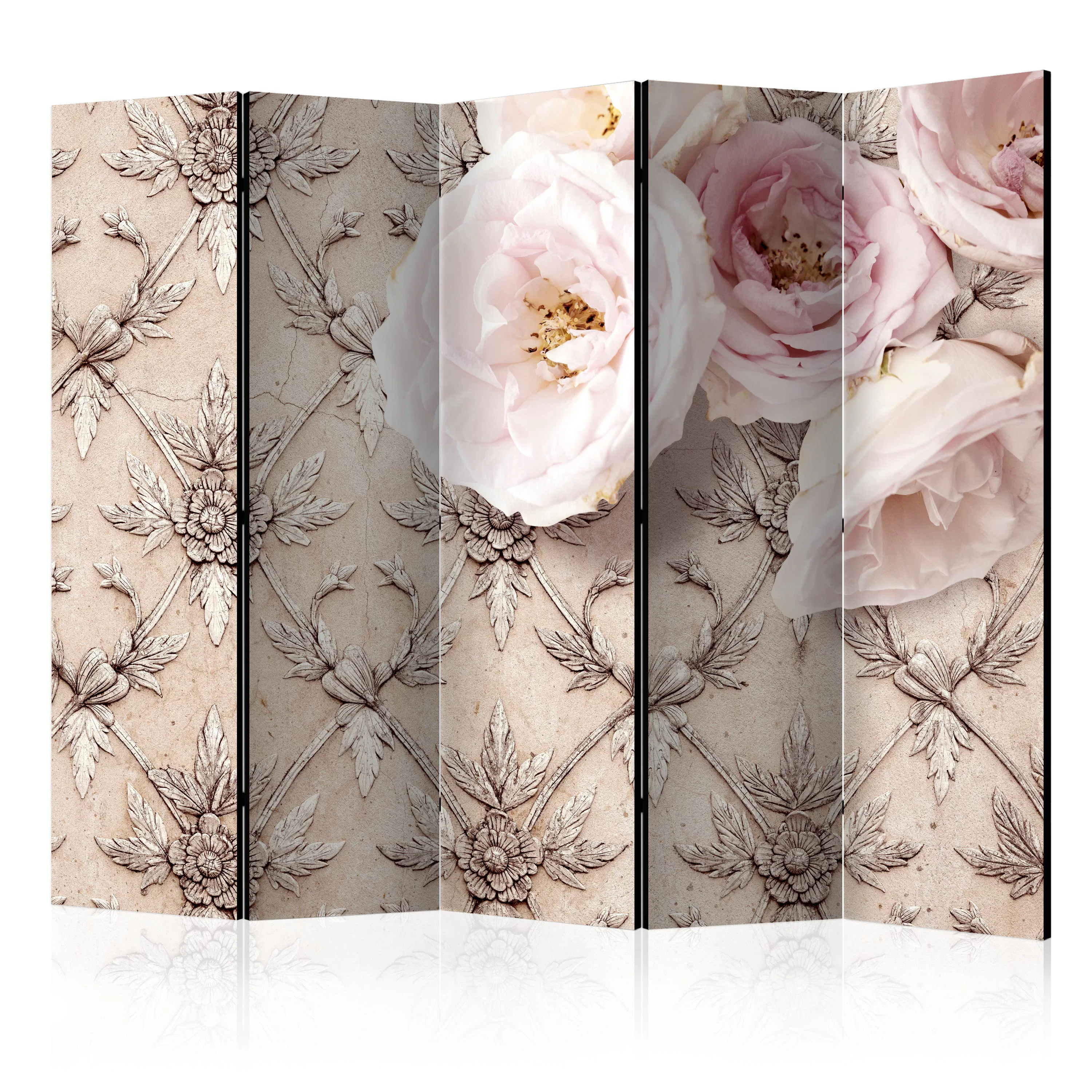 Rumsavdelare Skärmvägg Arkiio Romantic Beige II 225x172 cm