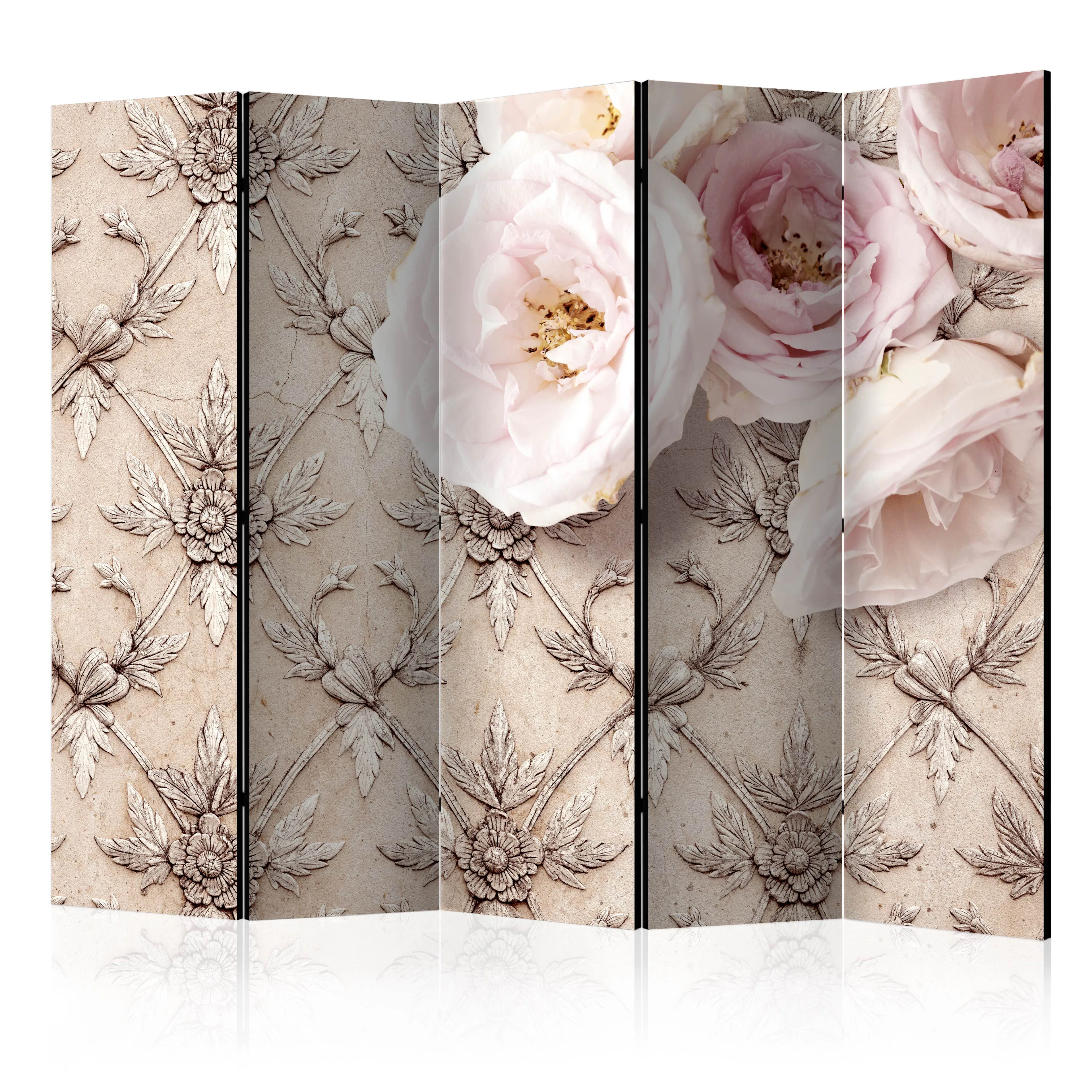 Rumsavdelare Skärmvägg Arkiio Romantic Beige II 225x172 cm