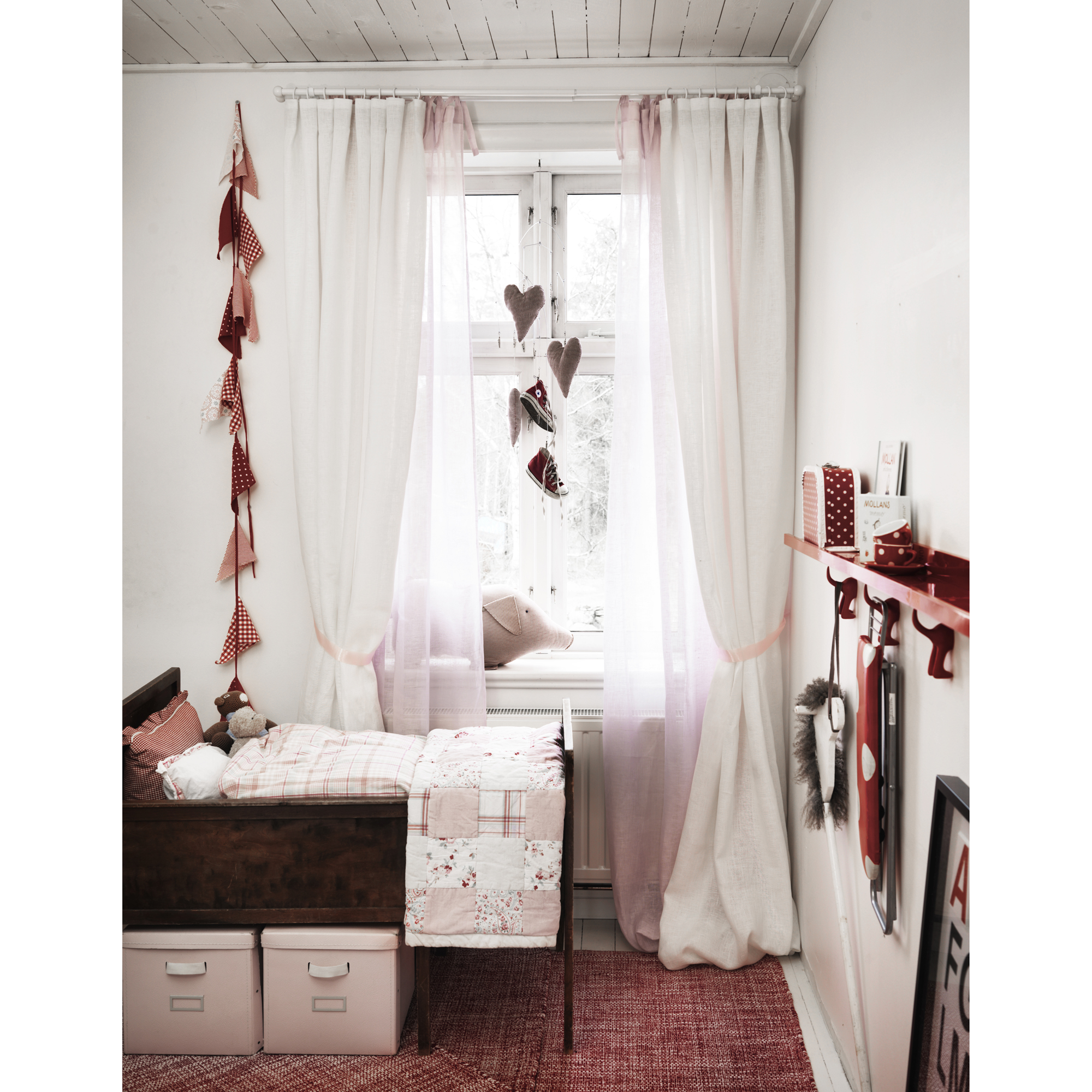 Gardinstångset Kirsch Malaga 90-160cm för Gardinupphängning