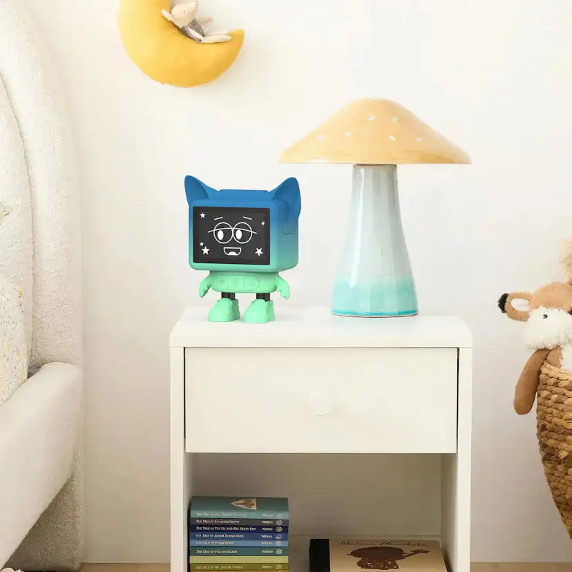 Väckarklocka MOBILITY ON BOARD Dancing Clock med Bluetooth och Vitt Brus