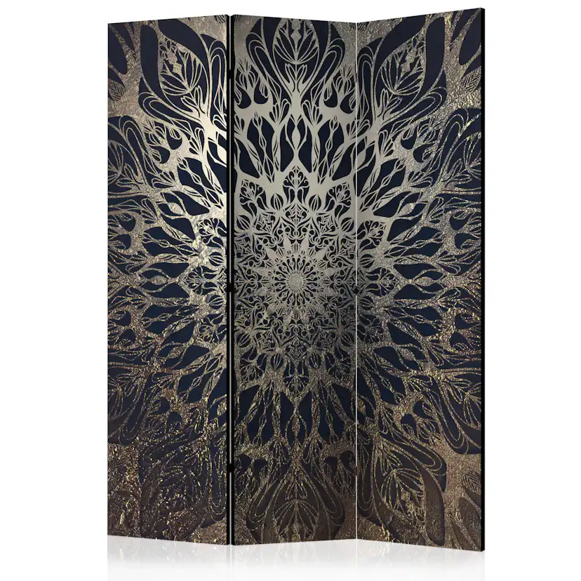 Rumsavdelare Skärmvägg Arkiio Spider Web Brown 135x172 cm