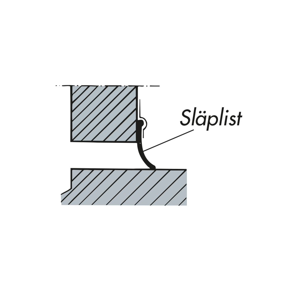 Släplist EAB Gummi