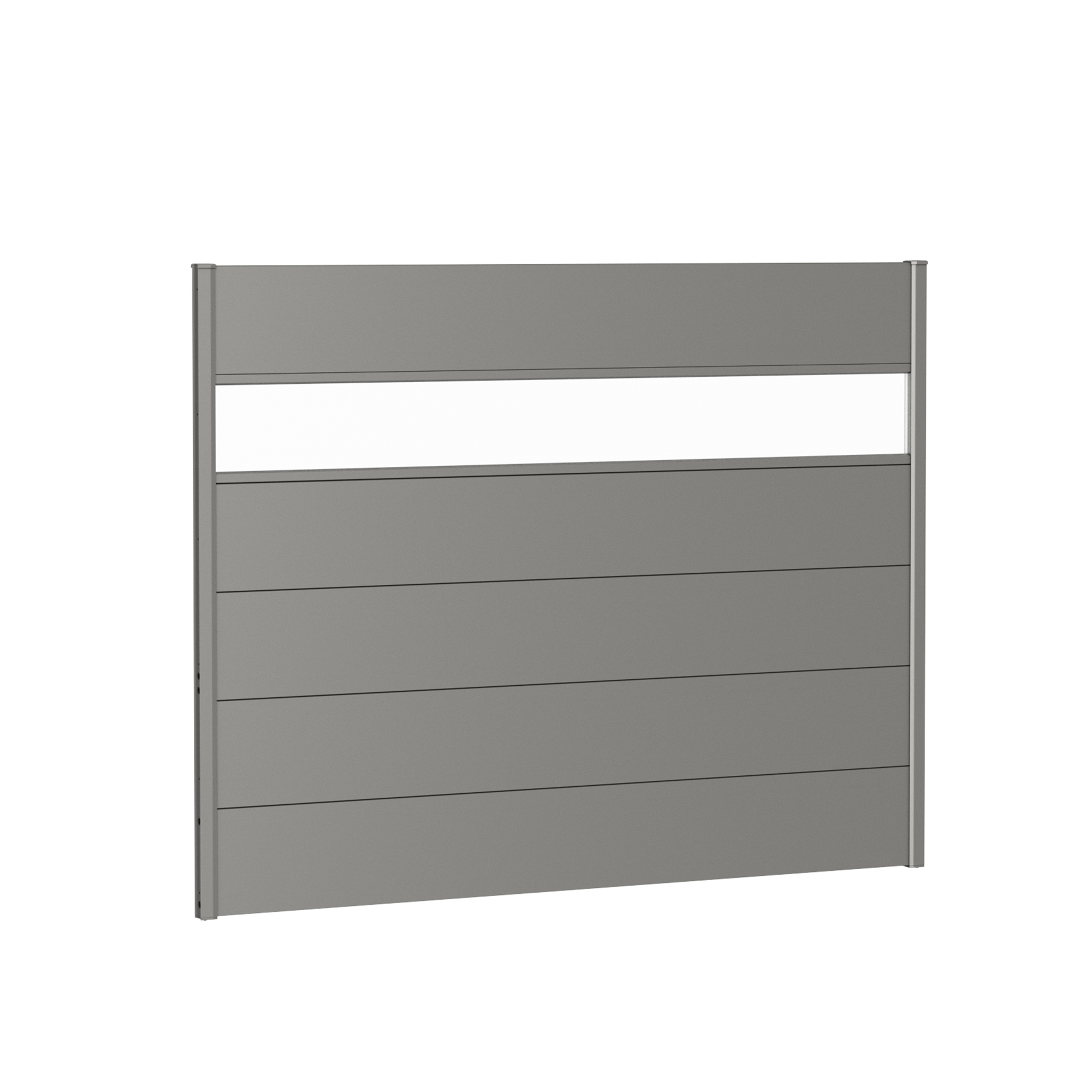 Väggpanel för Skärmvägg akrylglas 180x135 metallic kvarts-gr Kvartsgrå