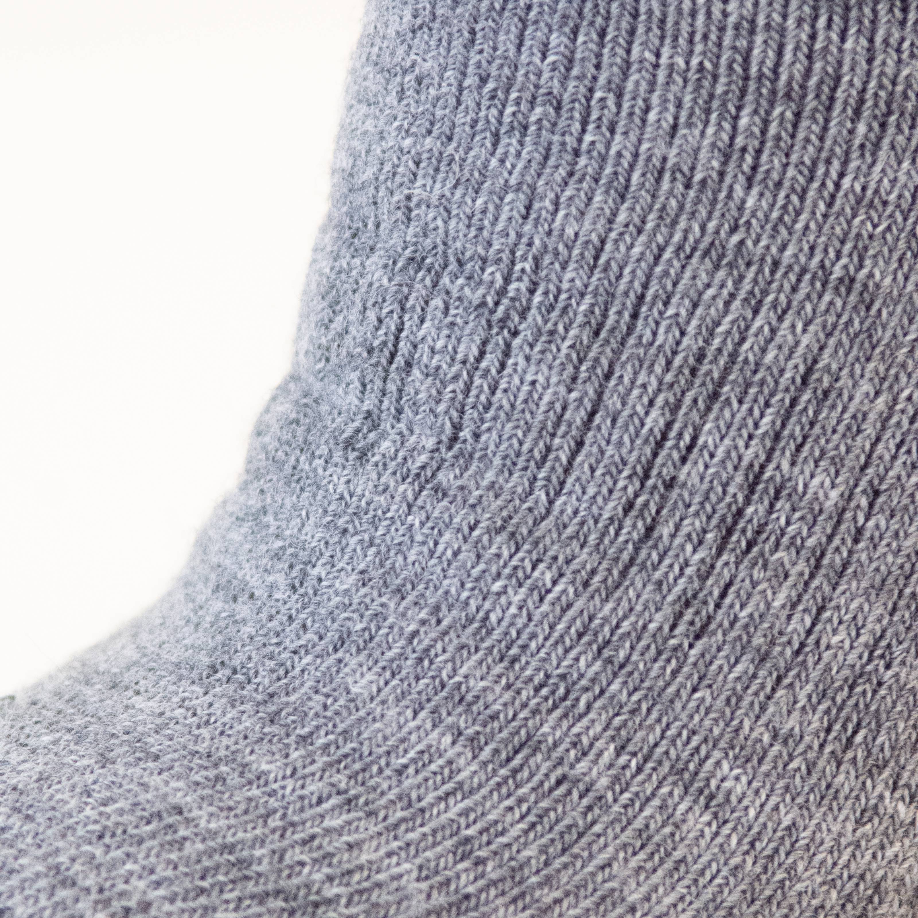 Socka Jobman Merino Tjock Mörkgrån/Svart