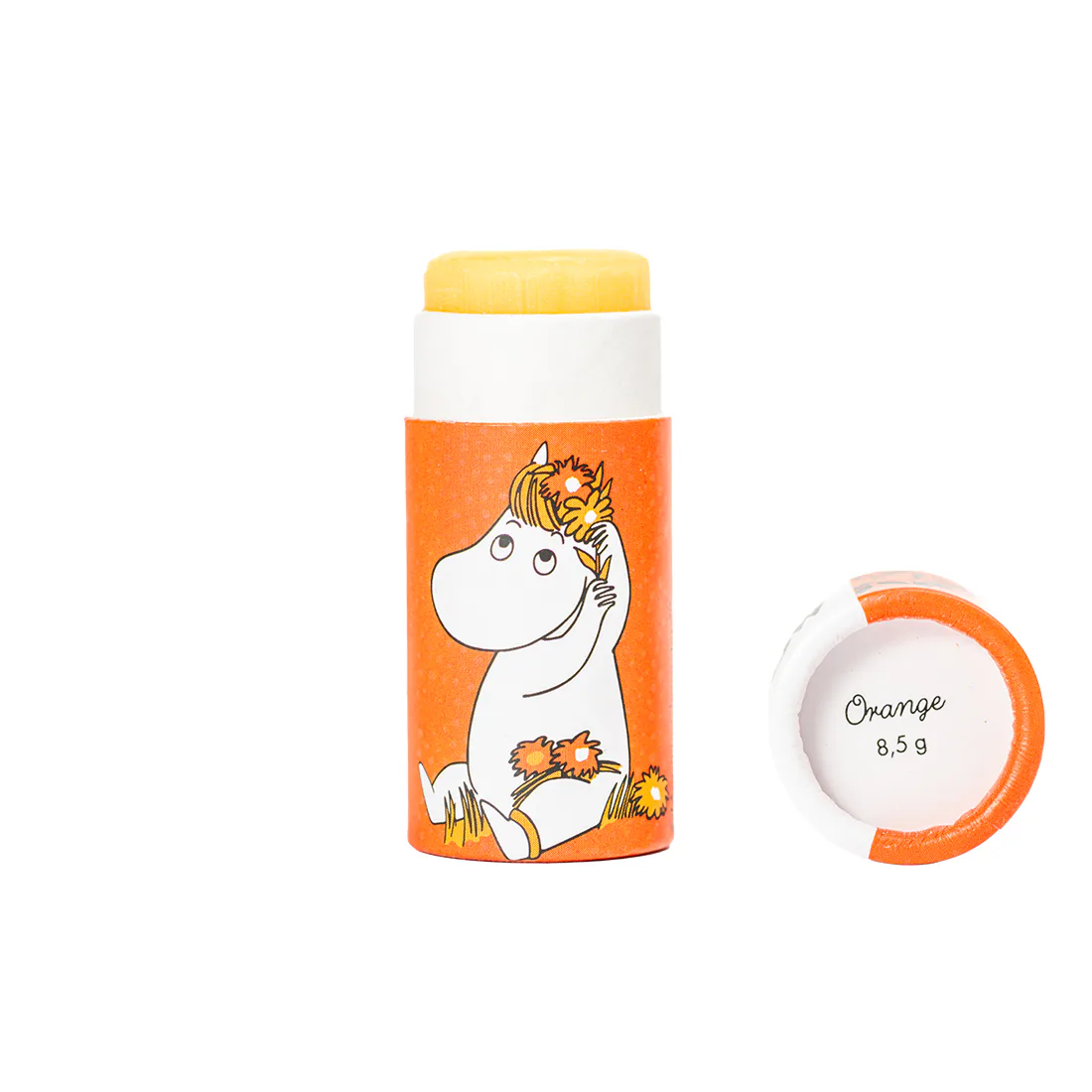 Moomin by G&L Ekologiskt Läppcerat av bivax Apelsin 8,5 g Ekologiskt Läppcerat Gustaf & Linnea Moomin Bivax