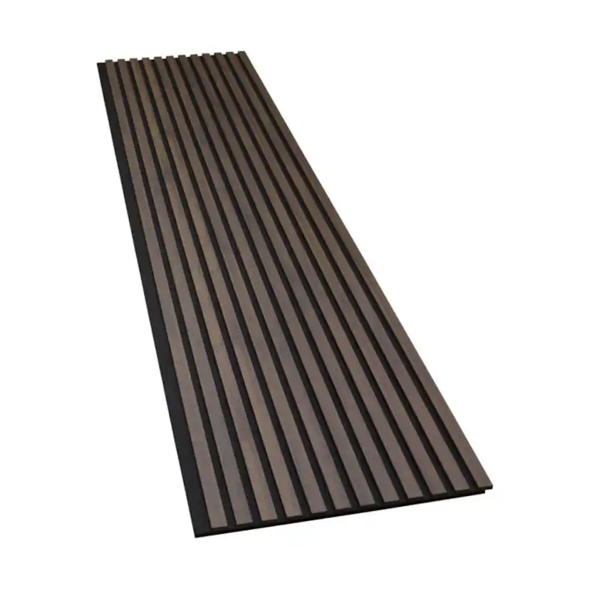 Akustikpanel Lundbergs Kastanj 2780x615x20 12 Ribbor
